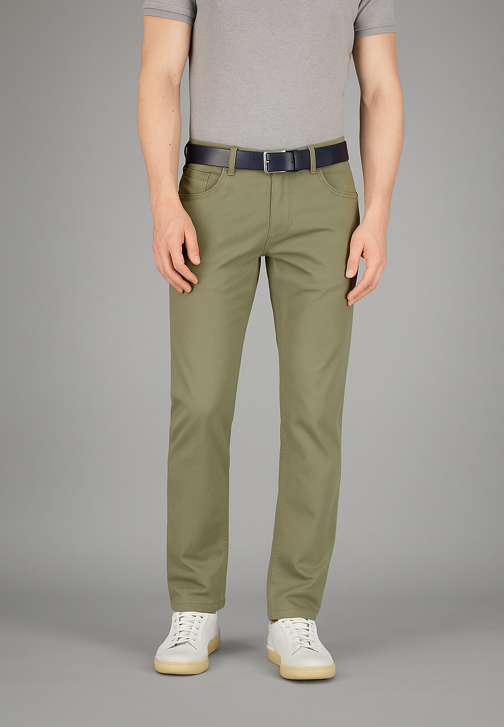 Pantaloni BILL-3 in kaki Pantaloni Gardeur