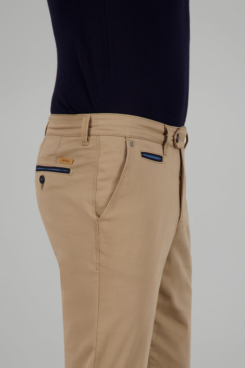 BENNY-3 Pantaloni chino in sabbia Pantaloni Gardeur