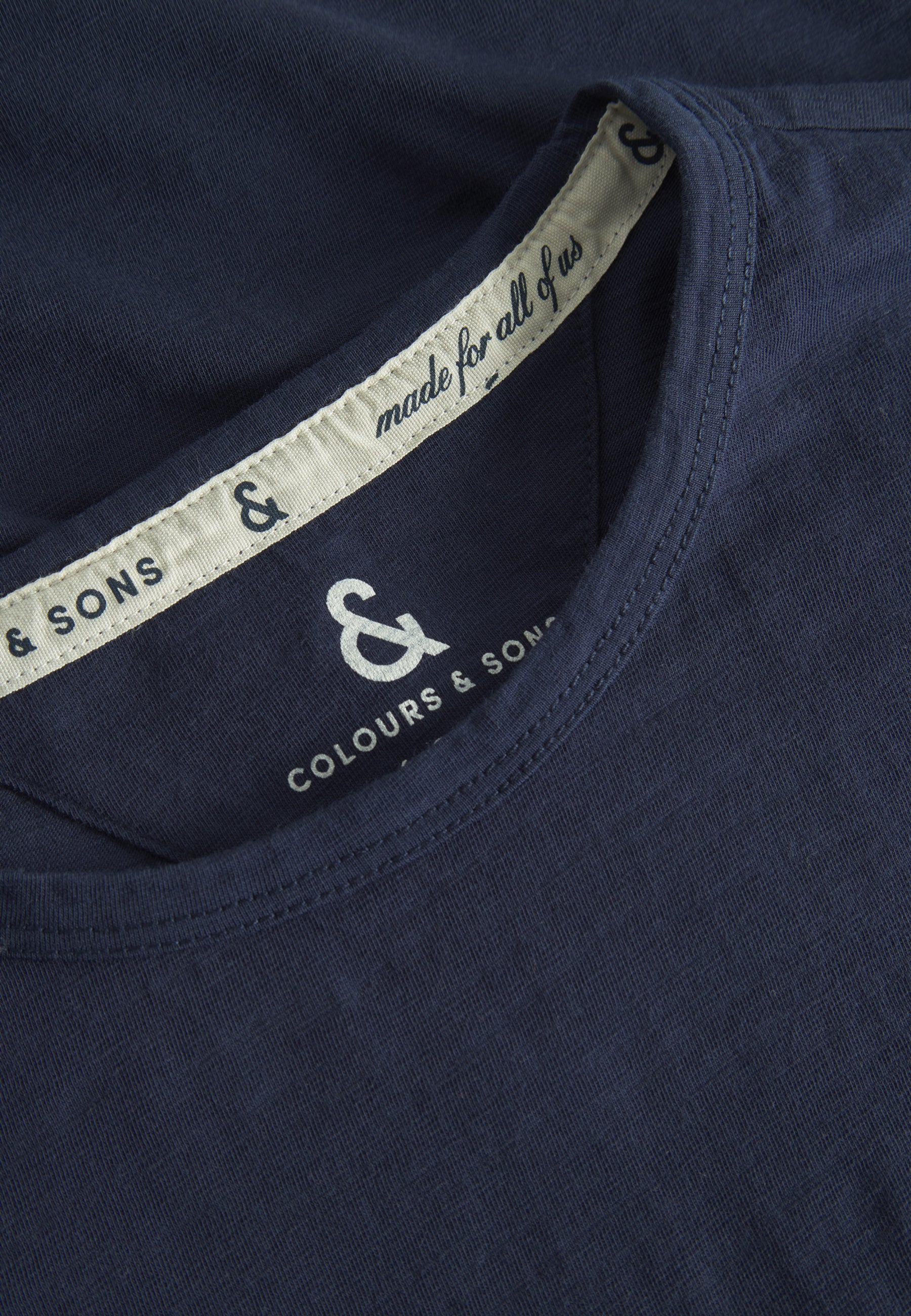 Maglietta - Slub in Navy T-Shirt Colours and Sons   