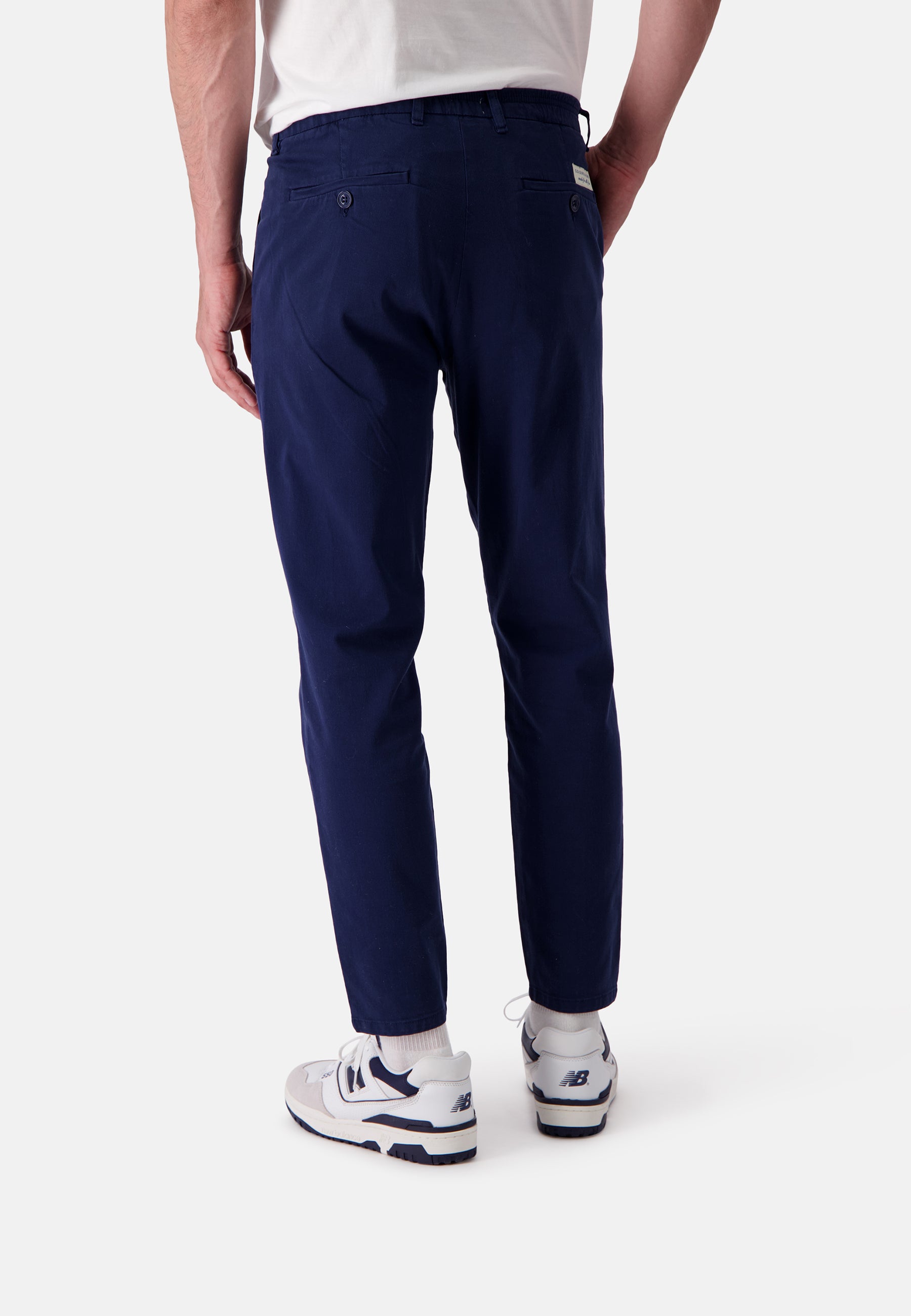 Pantaloni - Chino arrotolati in pantaloni marini Colours and Sons   