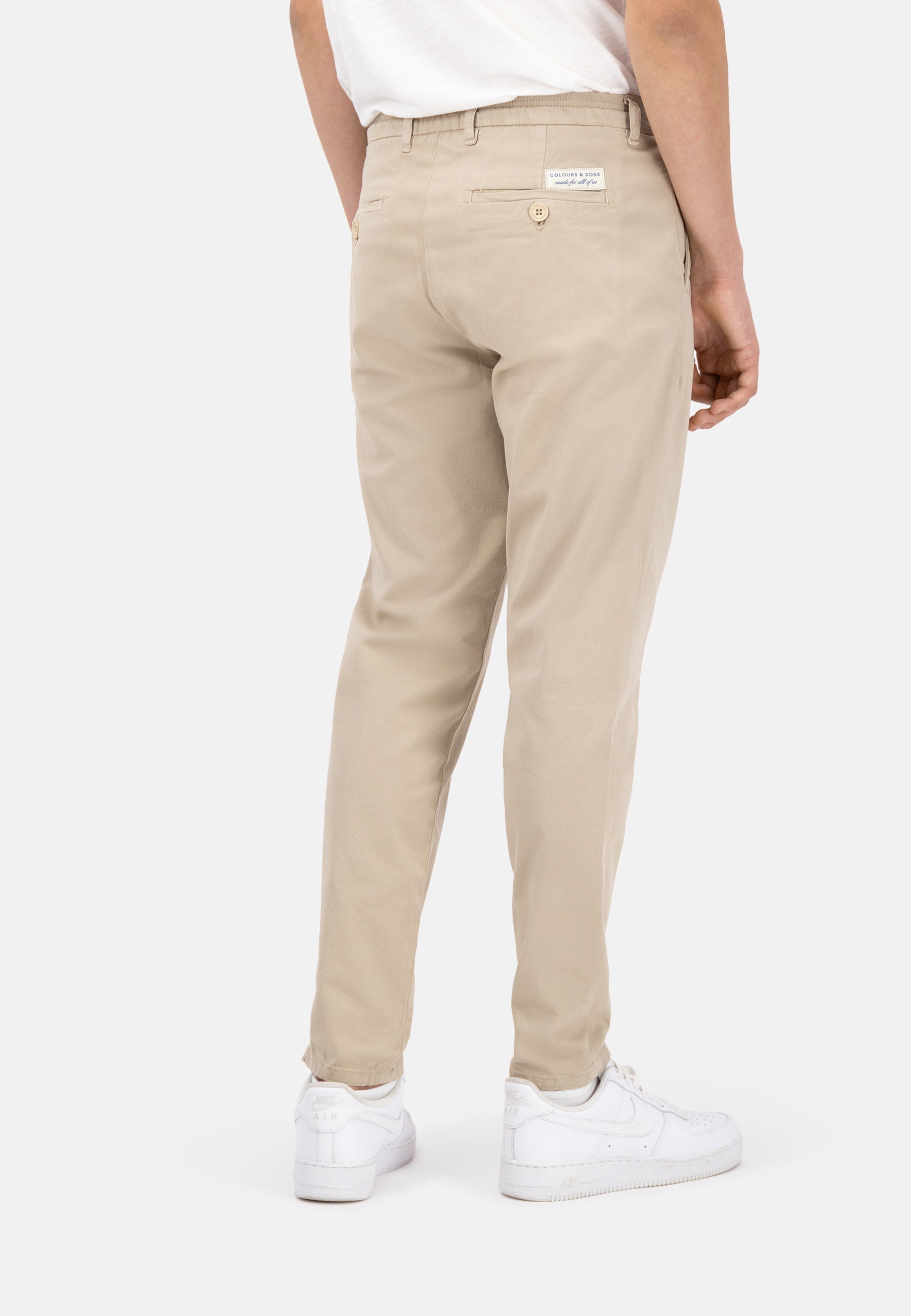 Pantaloni-Cropped Chino in pantaloni da tenda Colours and Sons   