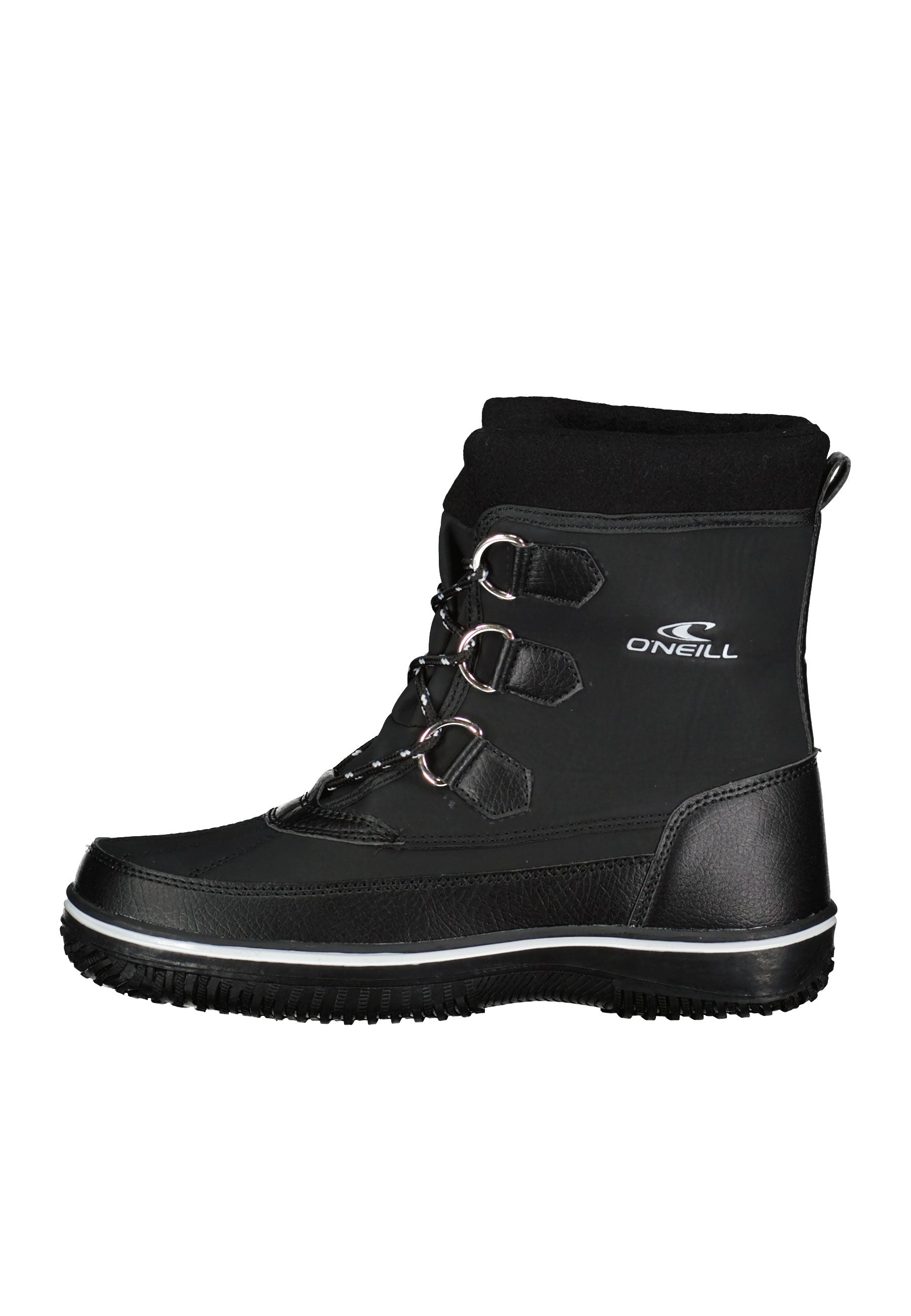 Alta High in Triple Black Stivali invernali O'Neill   