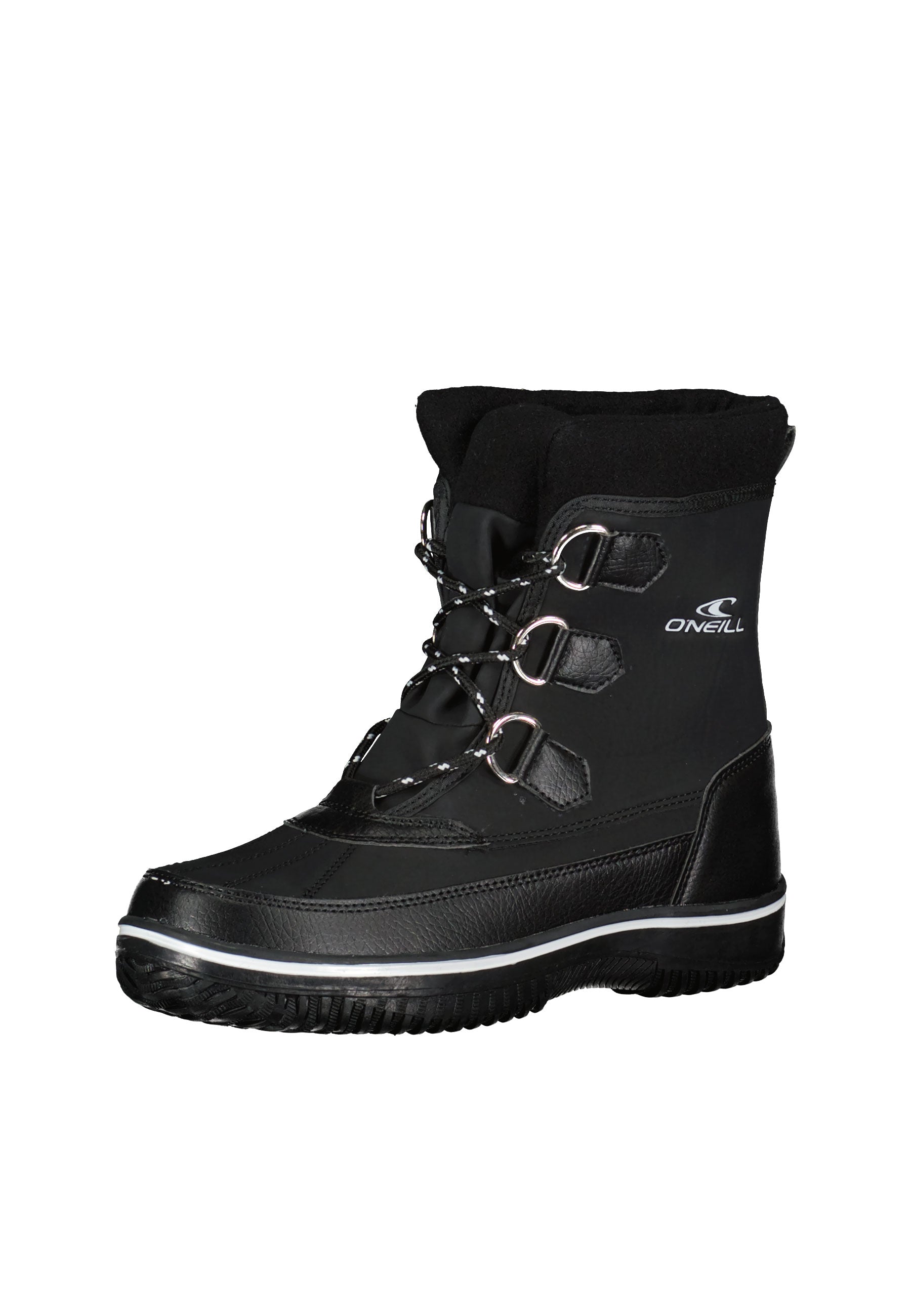 Alta High in Triple Black Stivali invernali O'Neill   