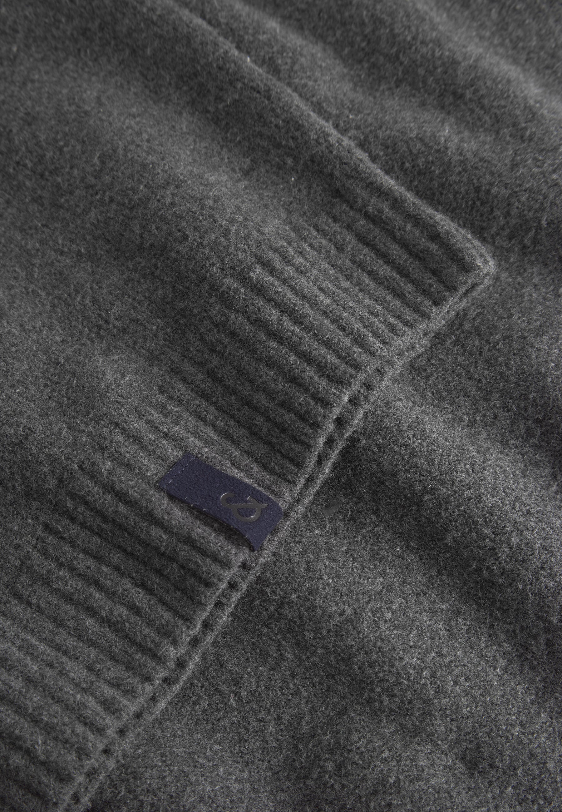 Mock-Zip Woolen Touch in Stone Maglioni Colours and Sons   