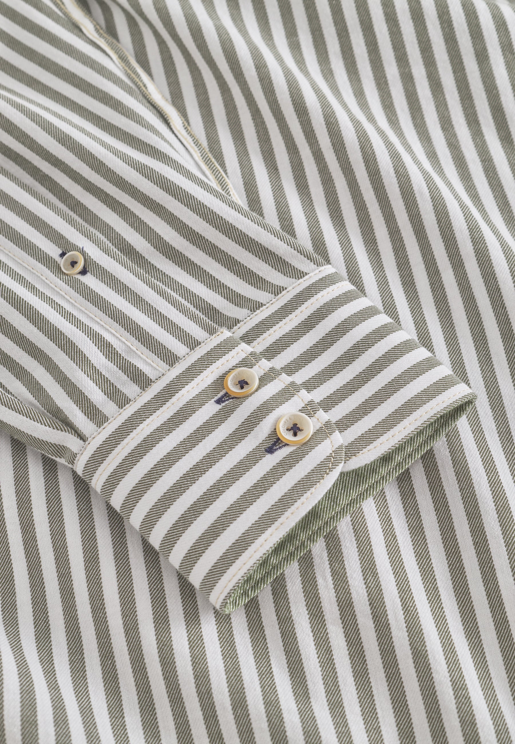 Camicia Spazzolata Twill Stripes in Trifoglio Stripes Camicie Colours and Sons   