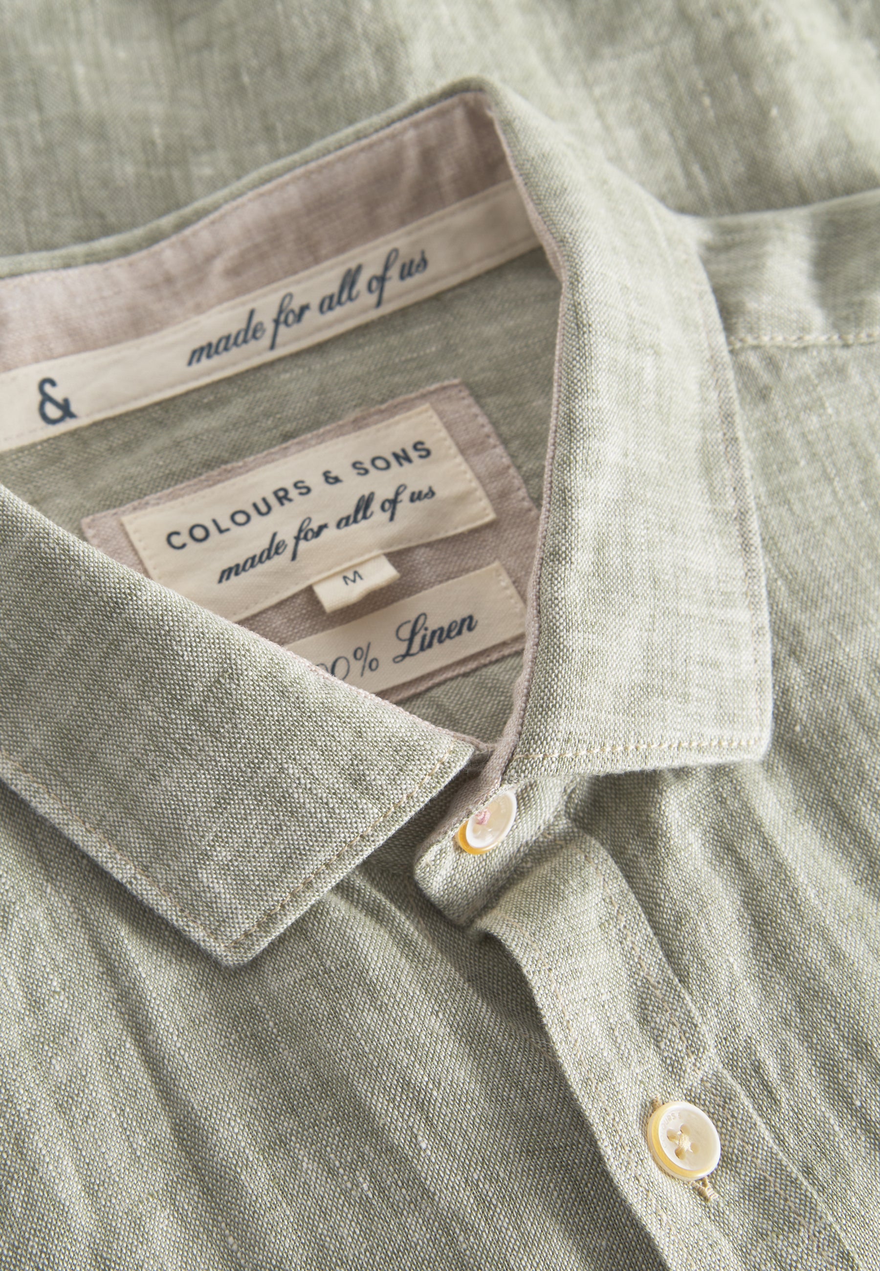 Camicia-Lino in Camicie Oliva Colours and Sons   