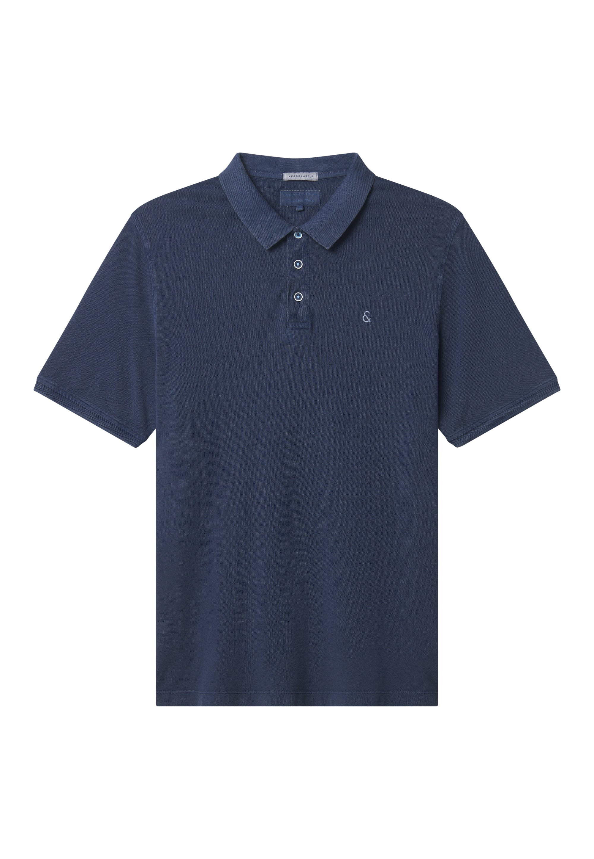 Polo tinto in capo in polo blu navy Colours and Sons   