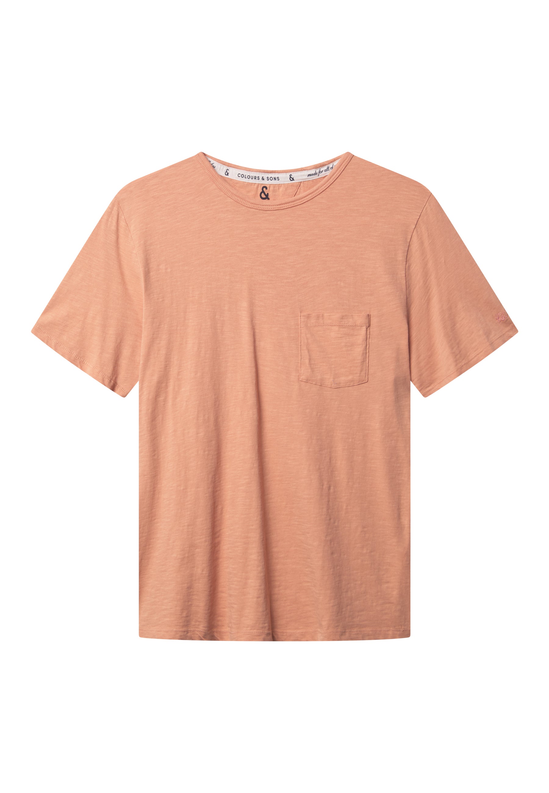 Maglietta - Slub in Peach T-Shirts Colours and Sons   