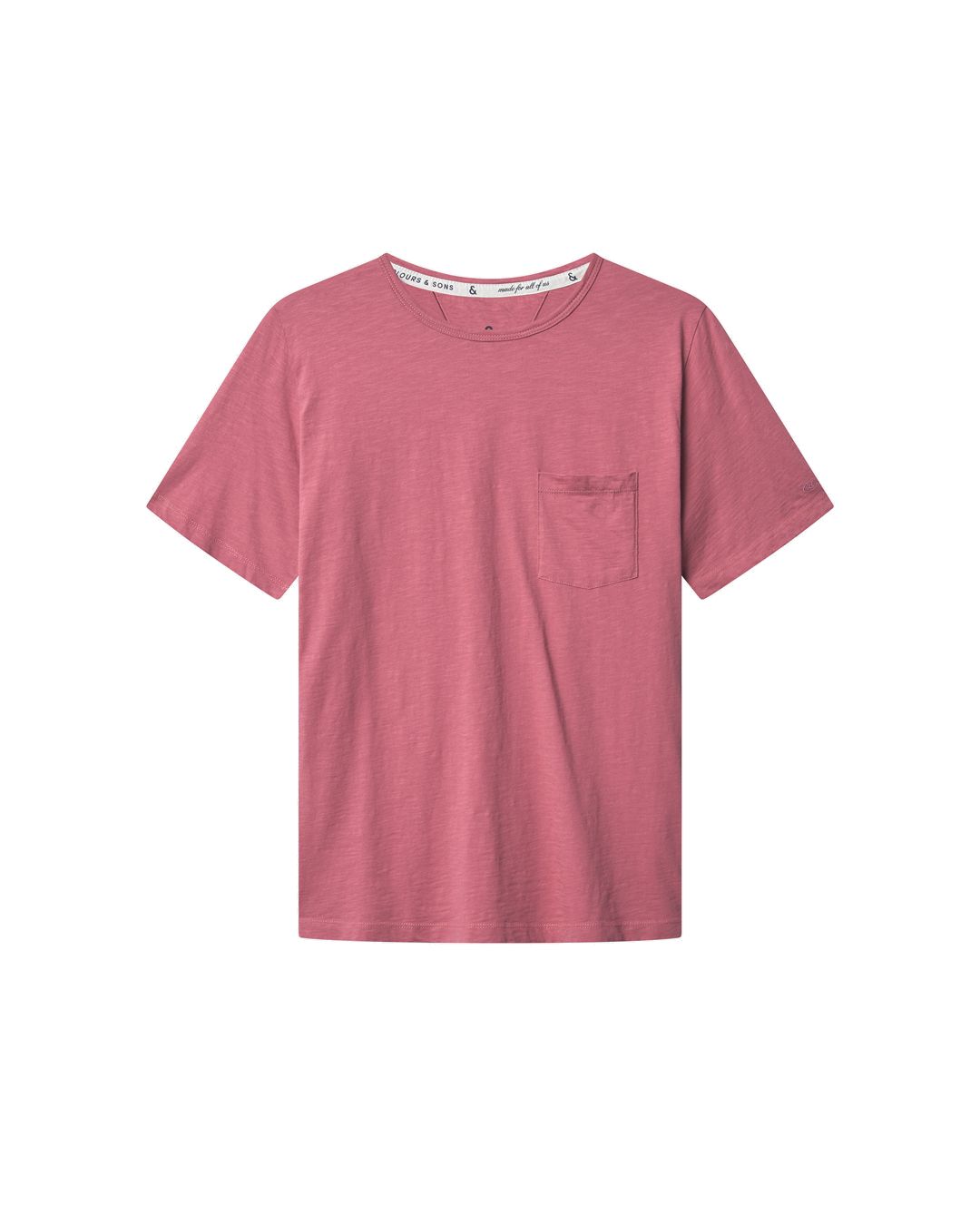 T-shirt - Magliette Slub in Malva Colours and Sons   