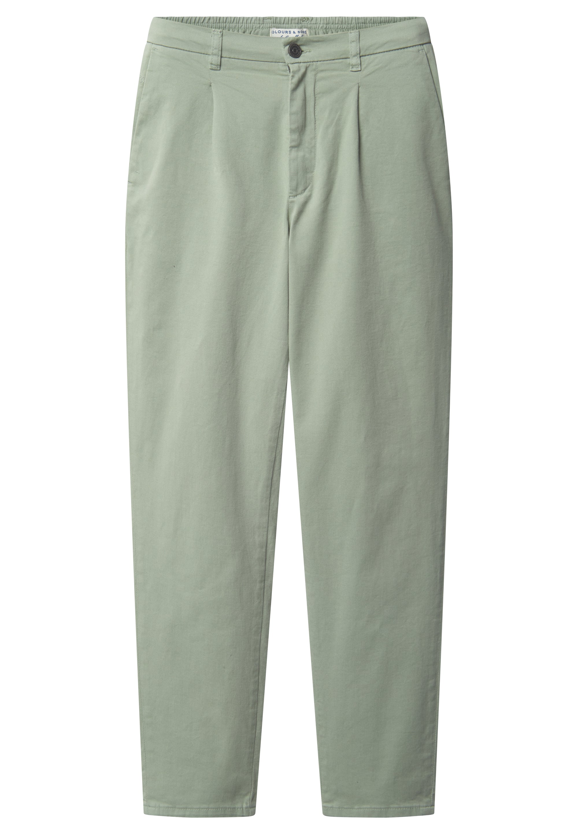 Pantaloni - Chino arrotolati in pantaloni color pistacchio Colours and Sons   