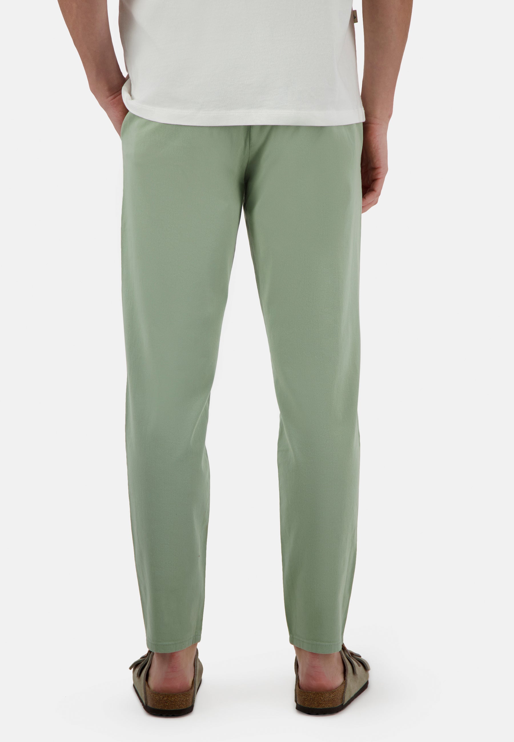 Pantaloni - Chino arrotolati in pantaloni color pistacchio Colours and Sons   