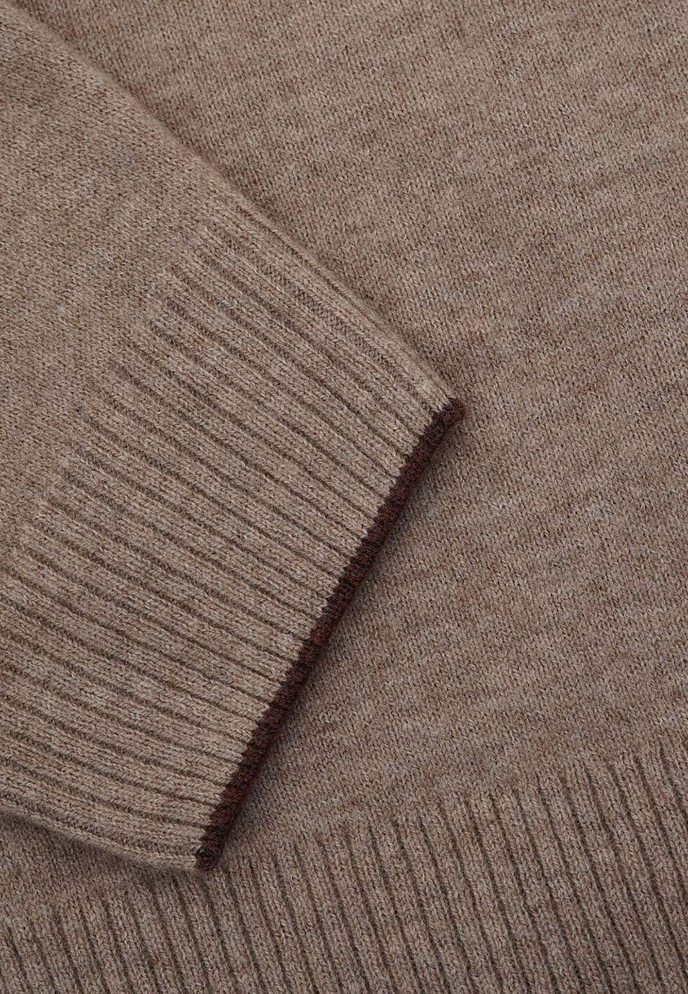 Scollo rotondo in misto Merino in Tenda Maglioni Colours and Sons