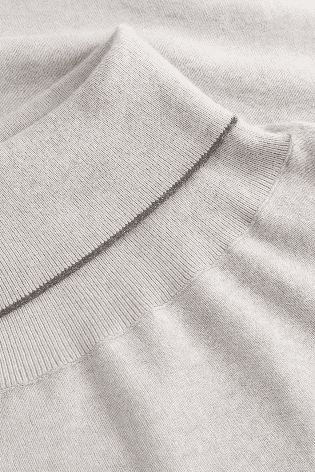 Dolcevita misto merino in argento Maglioni Colours and Sons