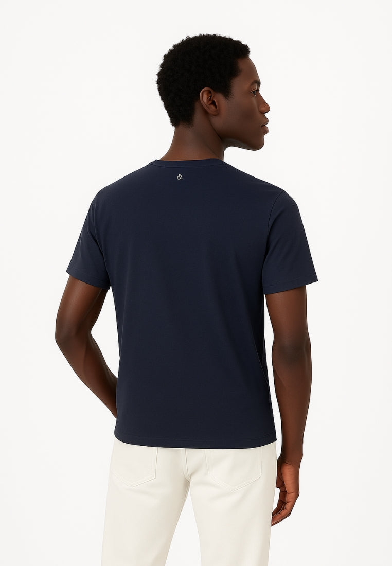 Maglietta in misto lino in antracite T-Shirts Colours and Sons