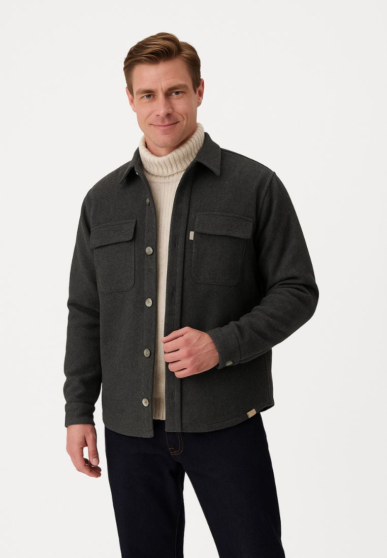 Giacca da lavoro-Soft Touch in grigio Camicie Colours and Sons