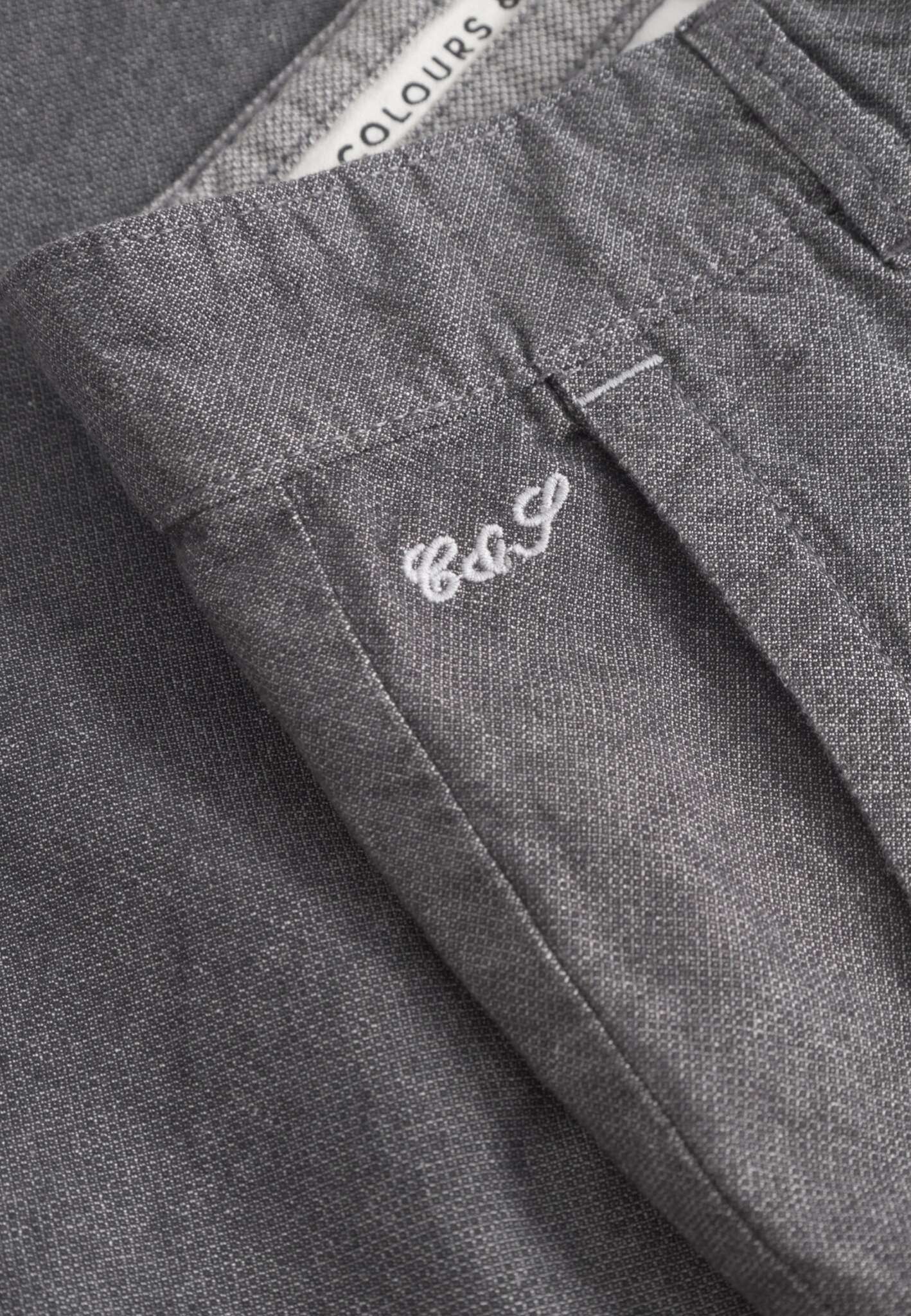 Pantaloncini-Dobby in antracite Shorts Colours and Sons