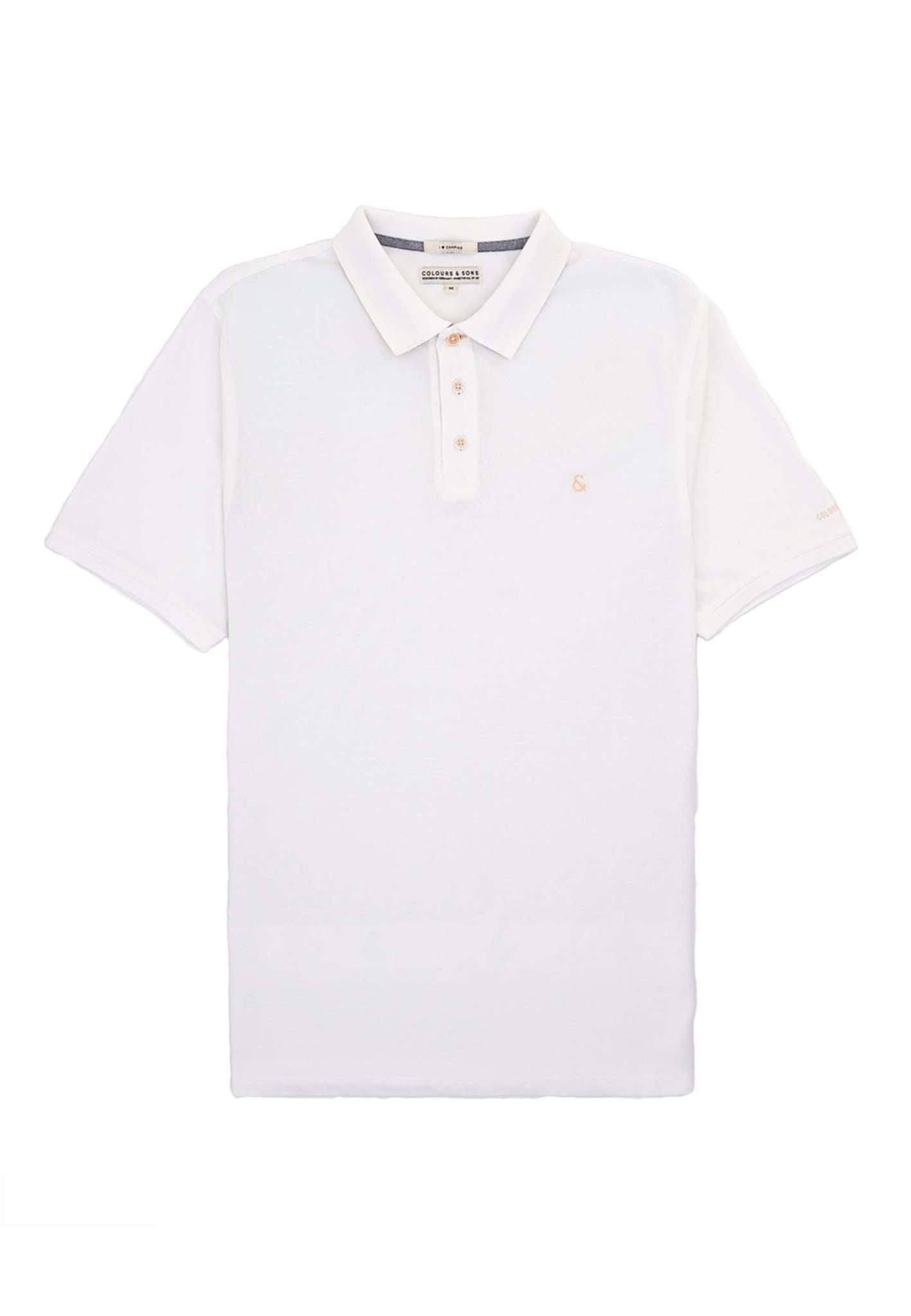 Polo lavate in bianco Colours and Sons   