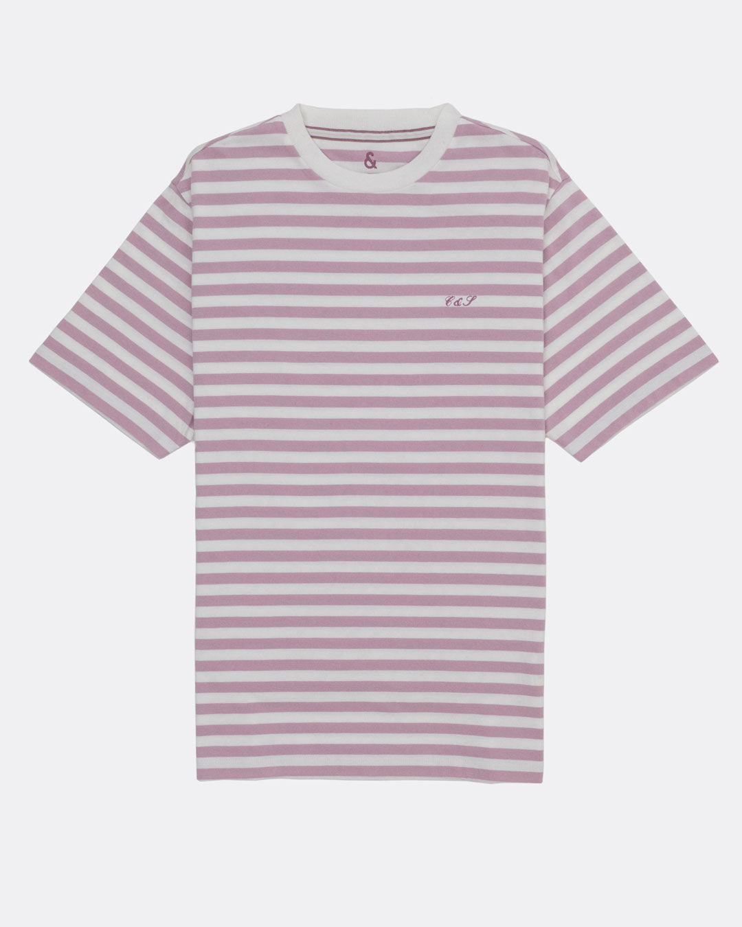 Maglietta - Breton Stripes in Grape Stripes T-Shirt Colours and Sons   