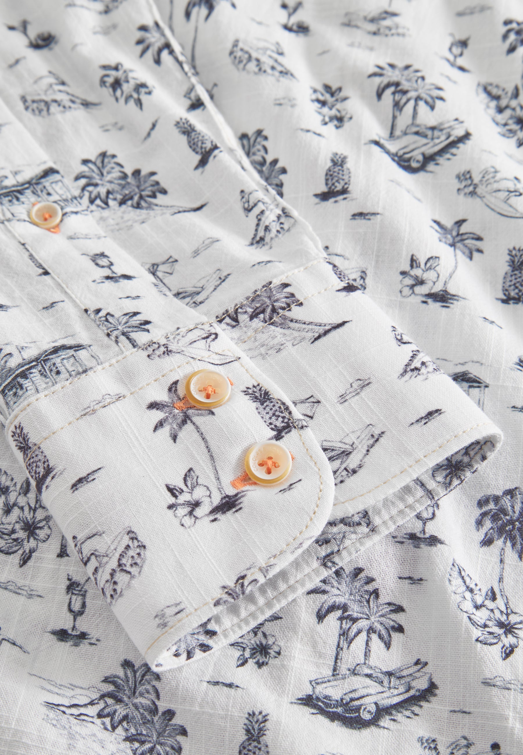 Shirt-Beach Print in Camicie con stampa da spiaggia Colours and Sons   