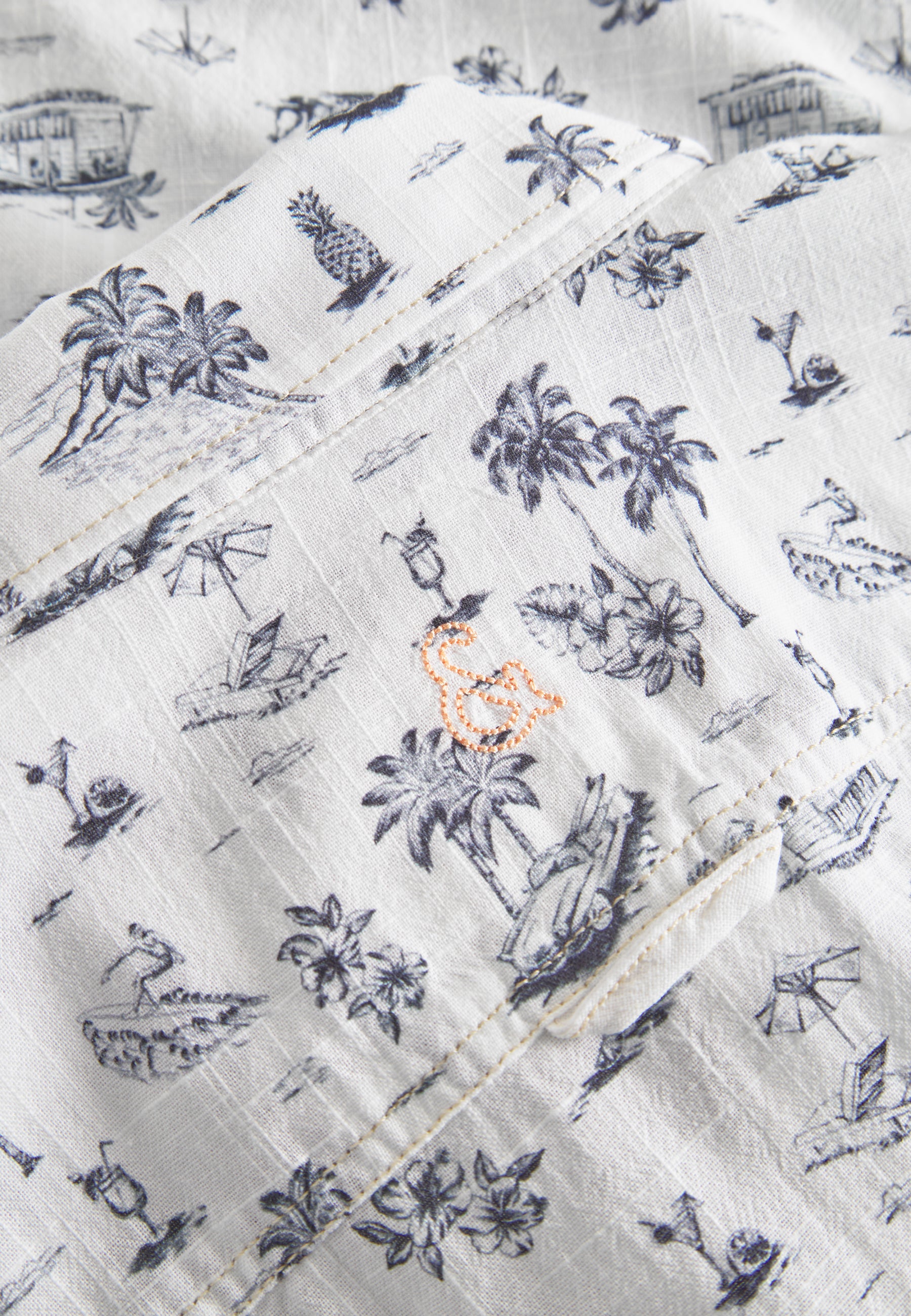 Shirt-Beach Print in Camicie con stampa da spiaggia Colours and Sons   