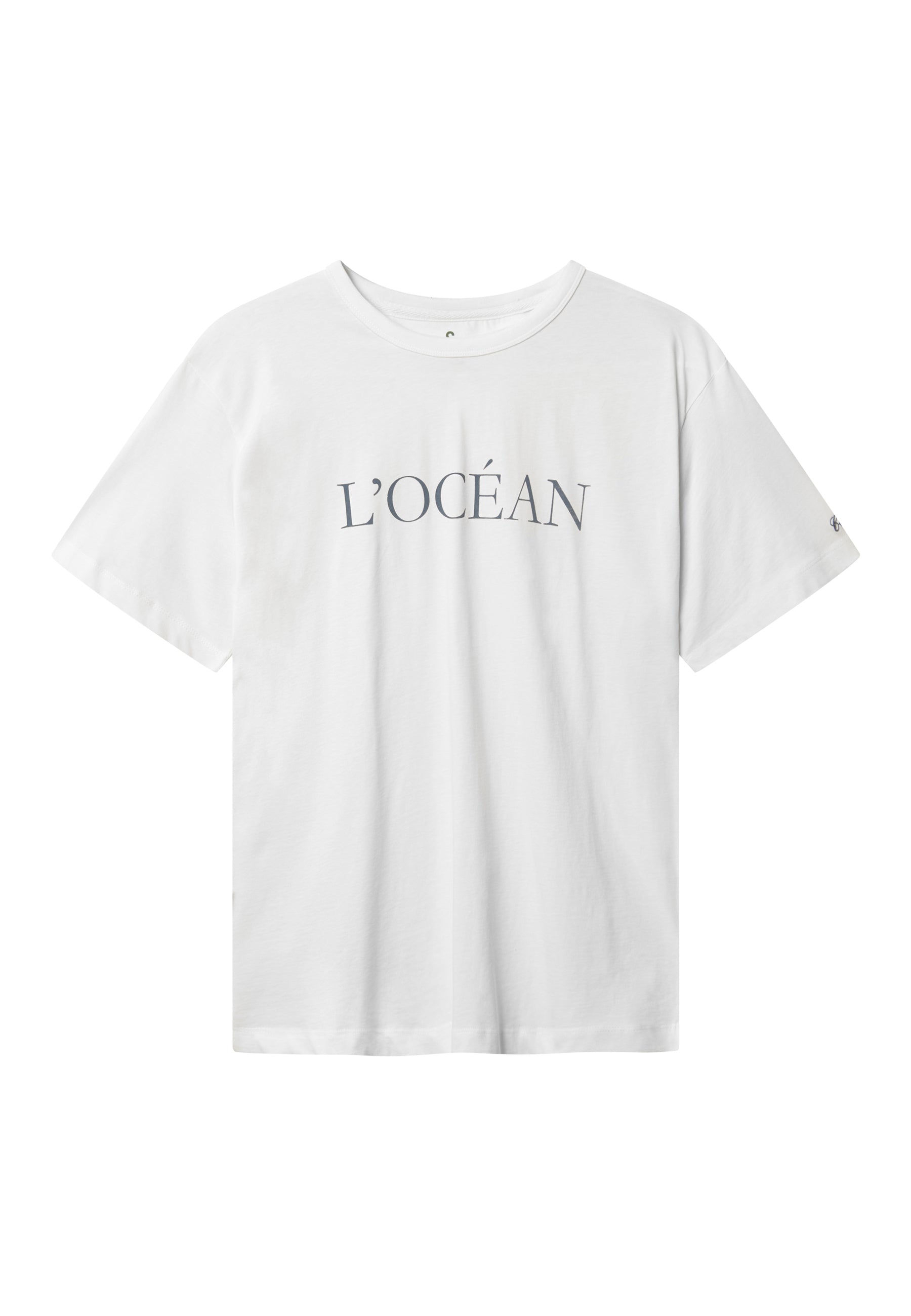 Maglietta L'Ocean in White T-Shirts Colours and Sons   