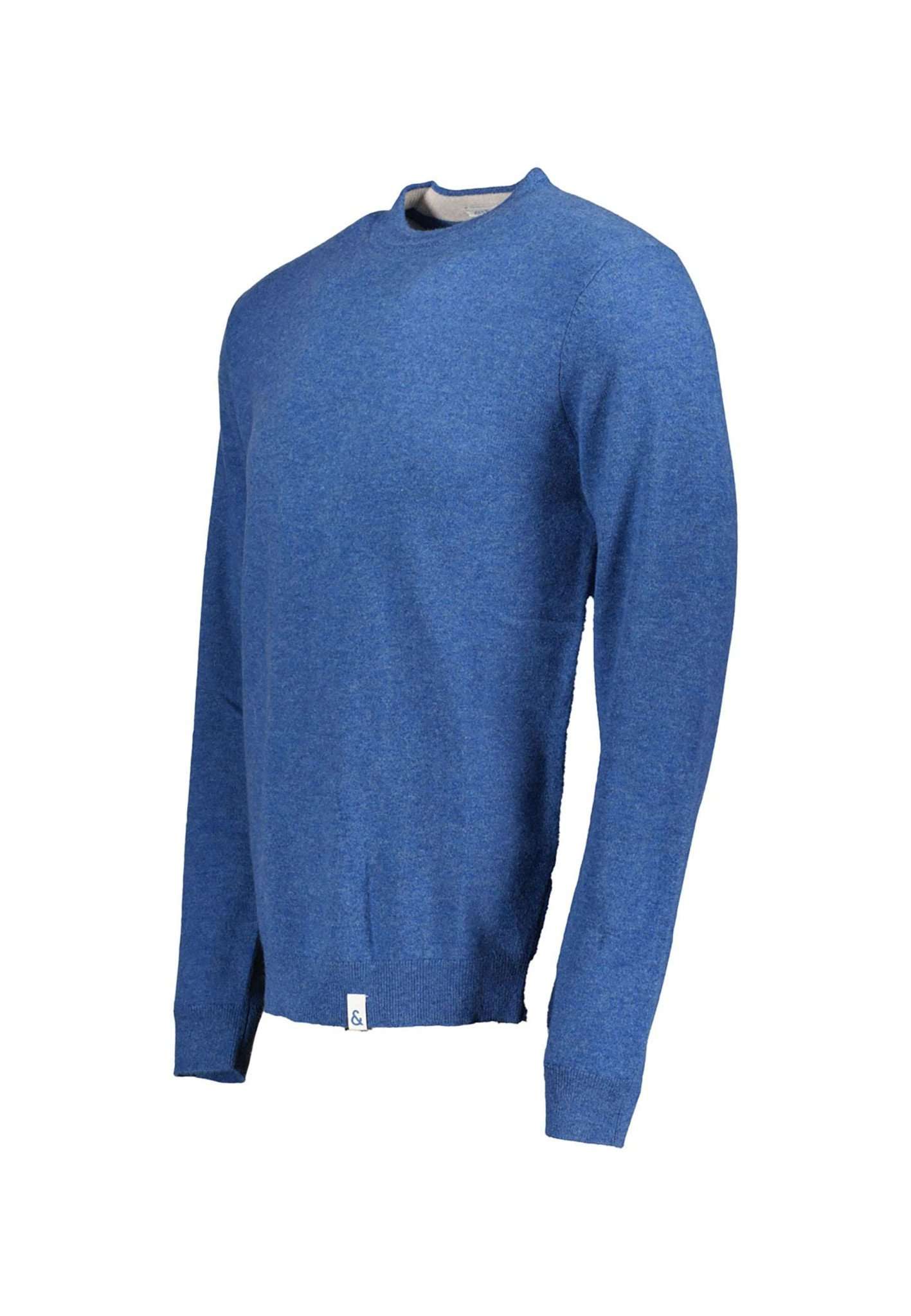 Cashmere girocollo in denim Maglioni Colours and Sons   