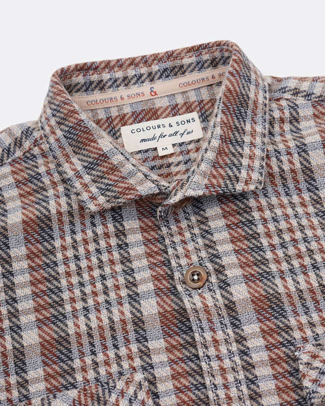 Camicia Check in Dusty Bronce Camicie Check Colours and Sons   