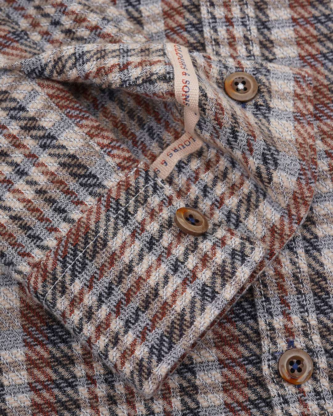 Camicia Check in Dusty Bronce Camicie Check Colours and Sons   