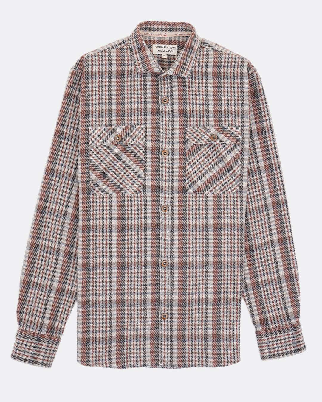 Camicia Check in Dusty Bronce Camicie Check Colours and Sons   