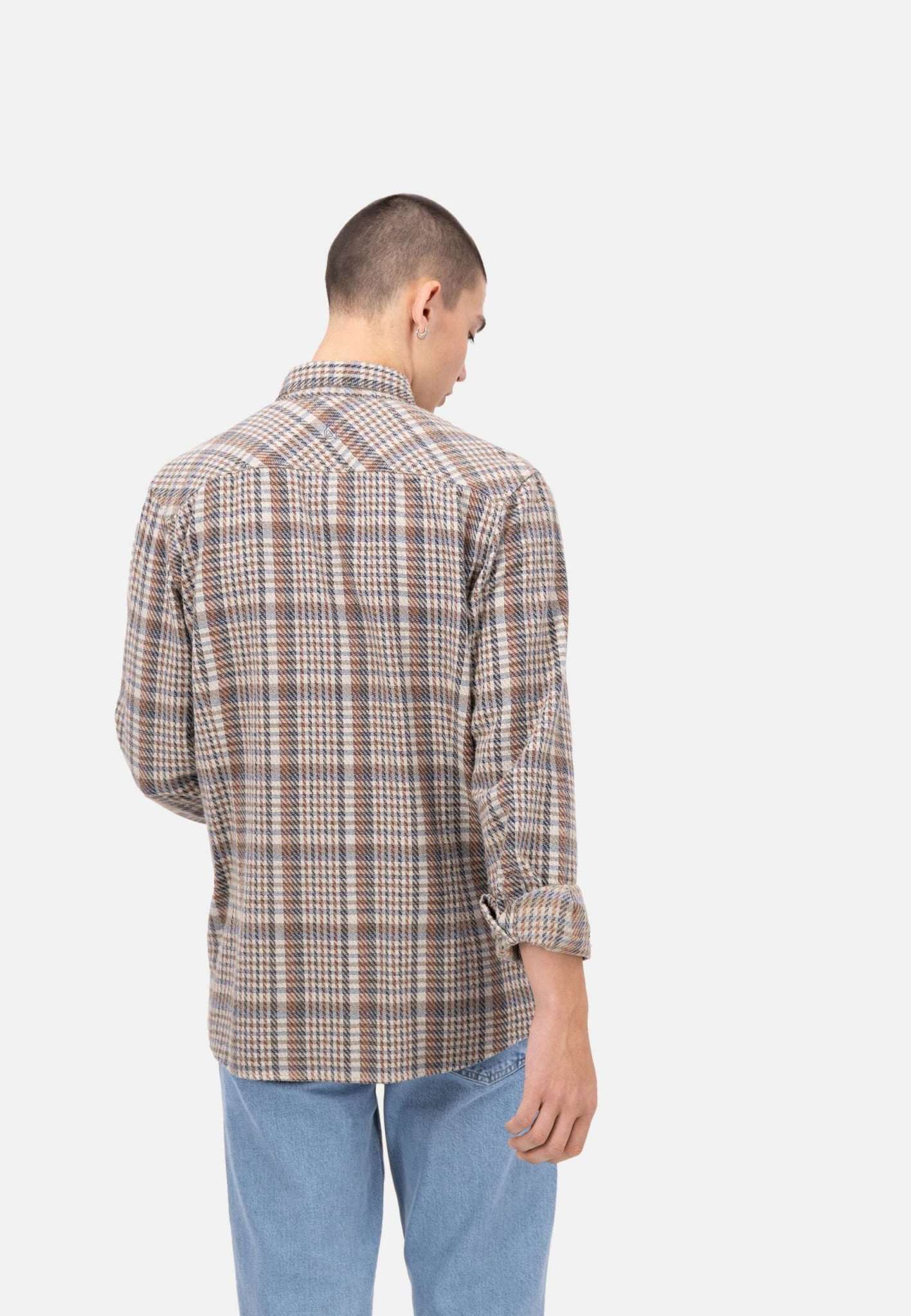 Camicia Check in Dusty Bronce Camicie Check Colours and Sons   