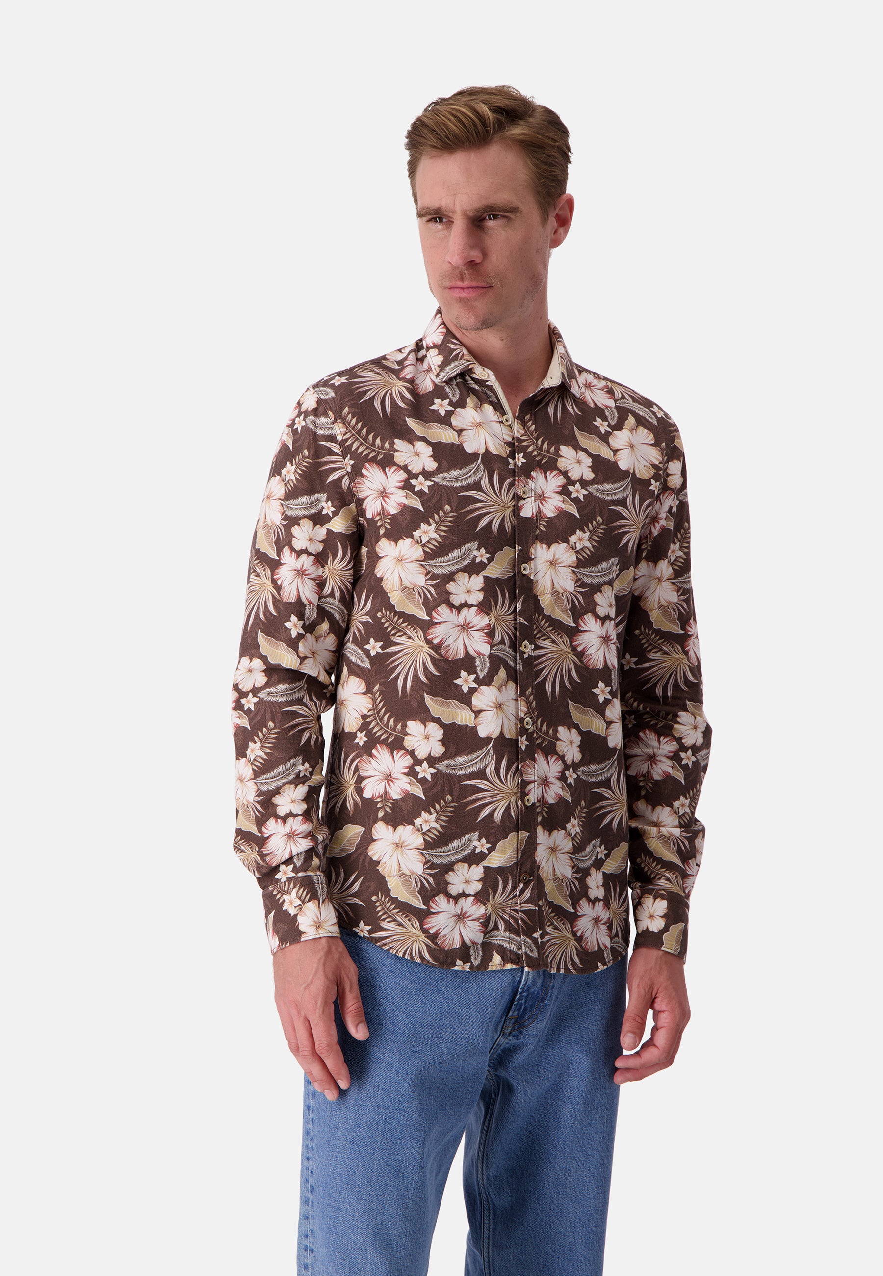 Camicia stampata in Soil Flowers Shirts Colours and Sons   