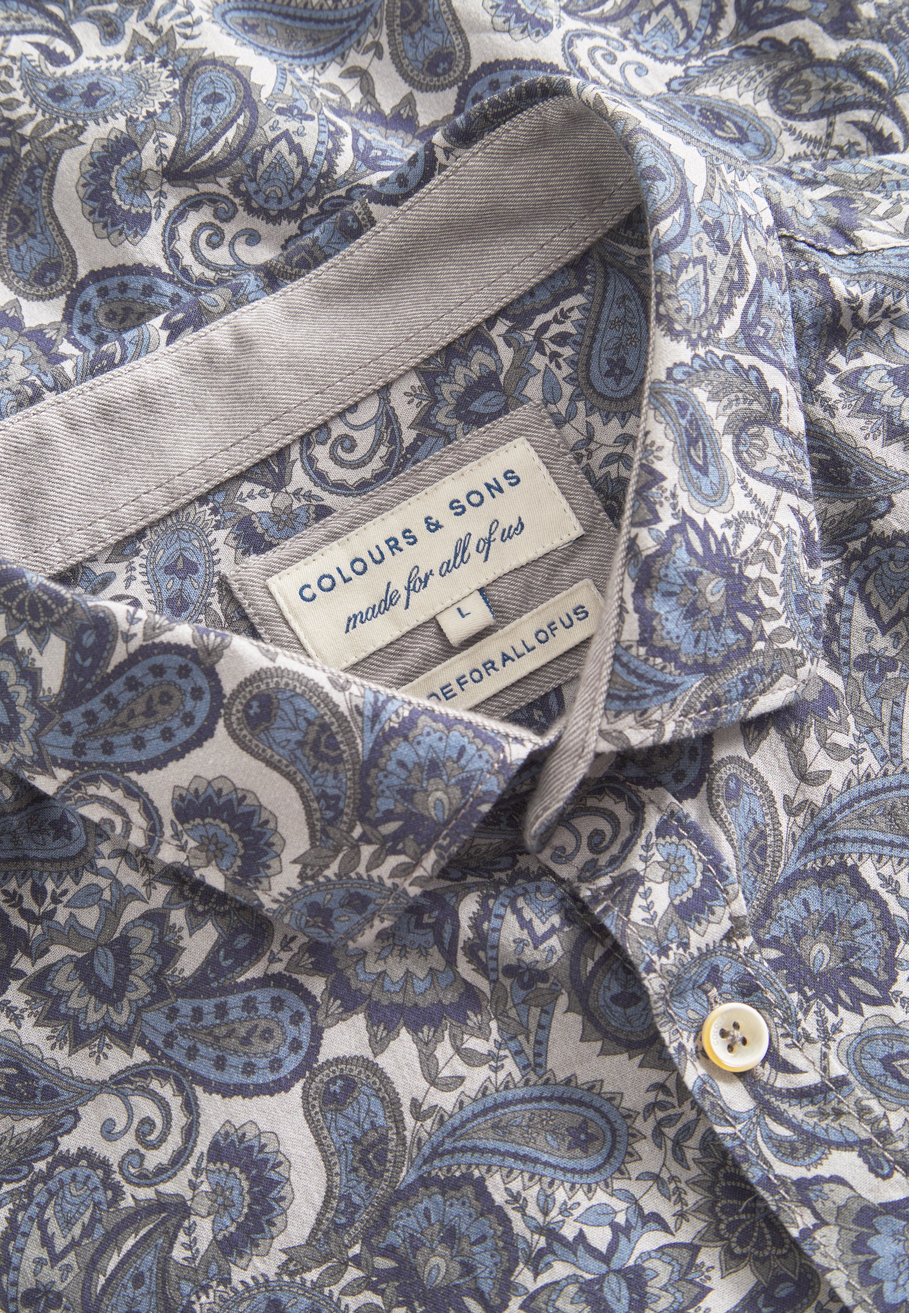 Camicia stampata in Horizon Paisley Camicie Colours and Sons   