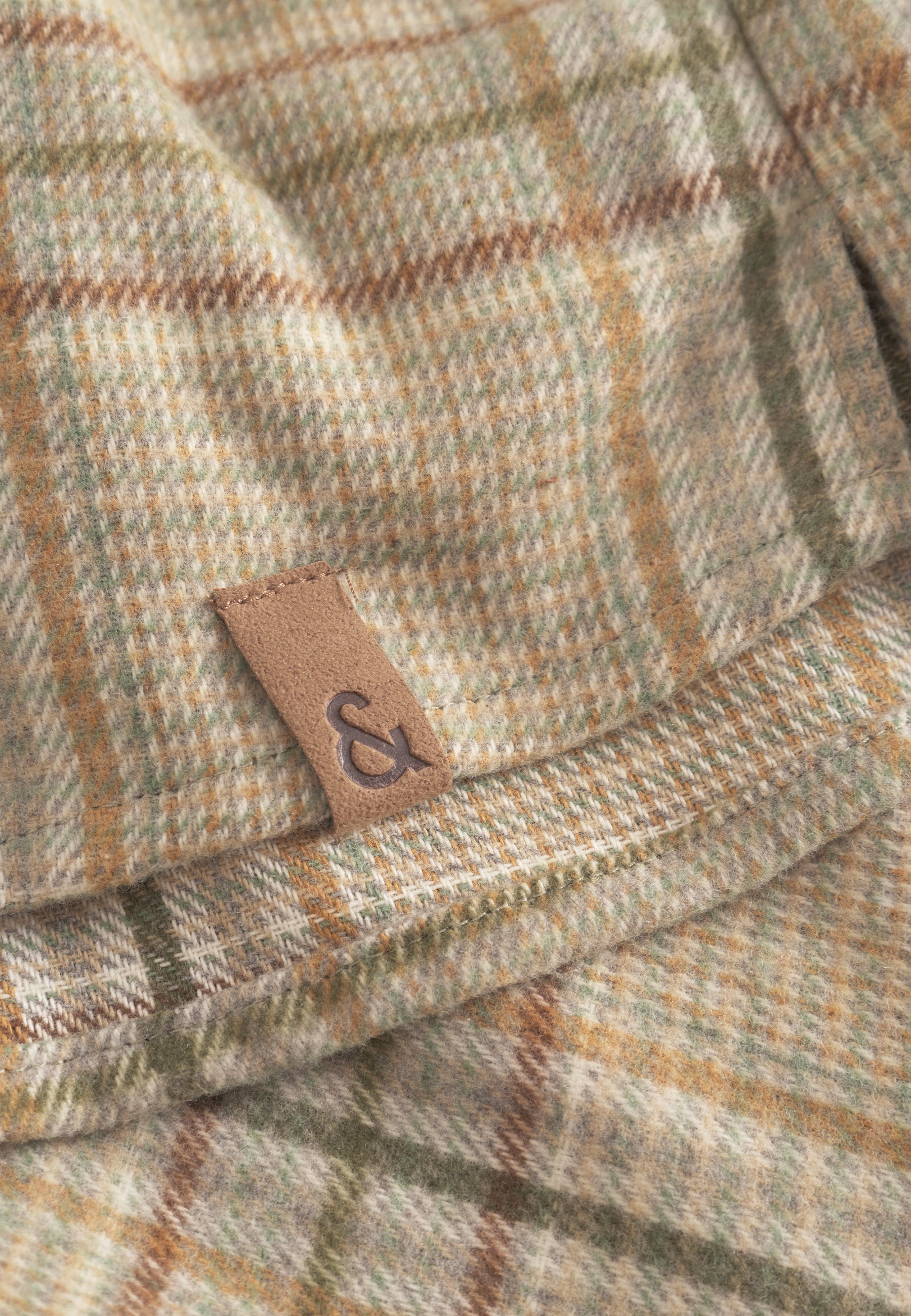 Giacca a quadri Overshirt in trifoglio check Colours and Sons   