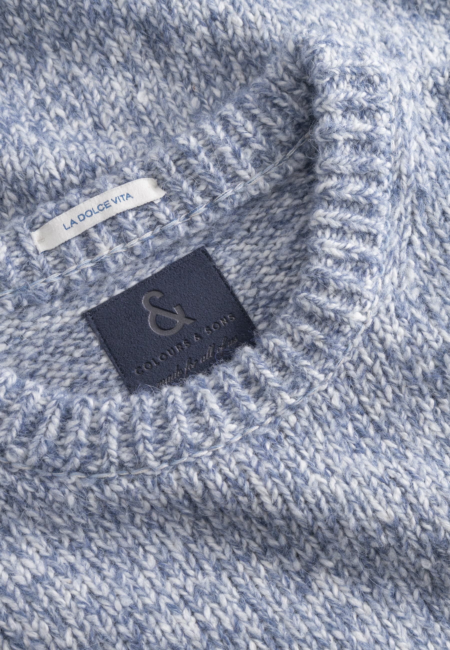 Girocollo-Marl in pietra Maglioni Colours and Sons