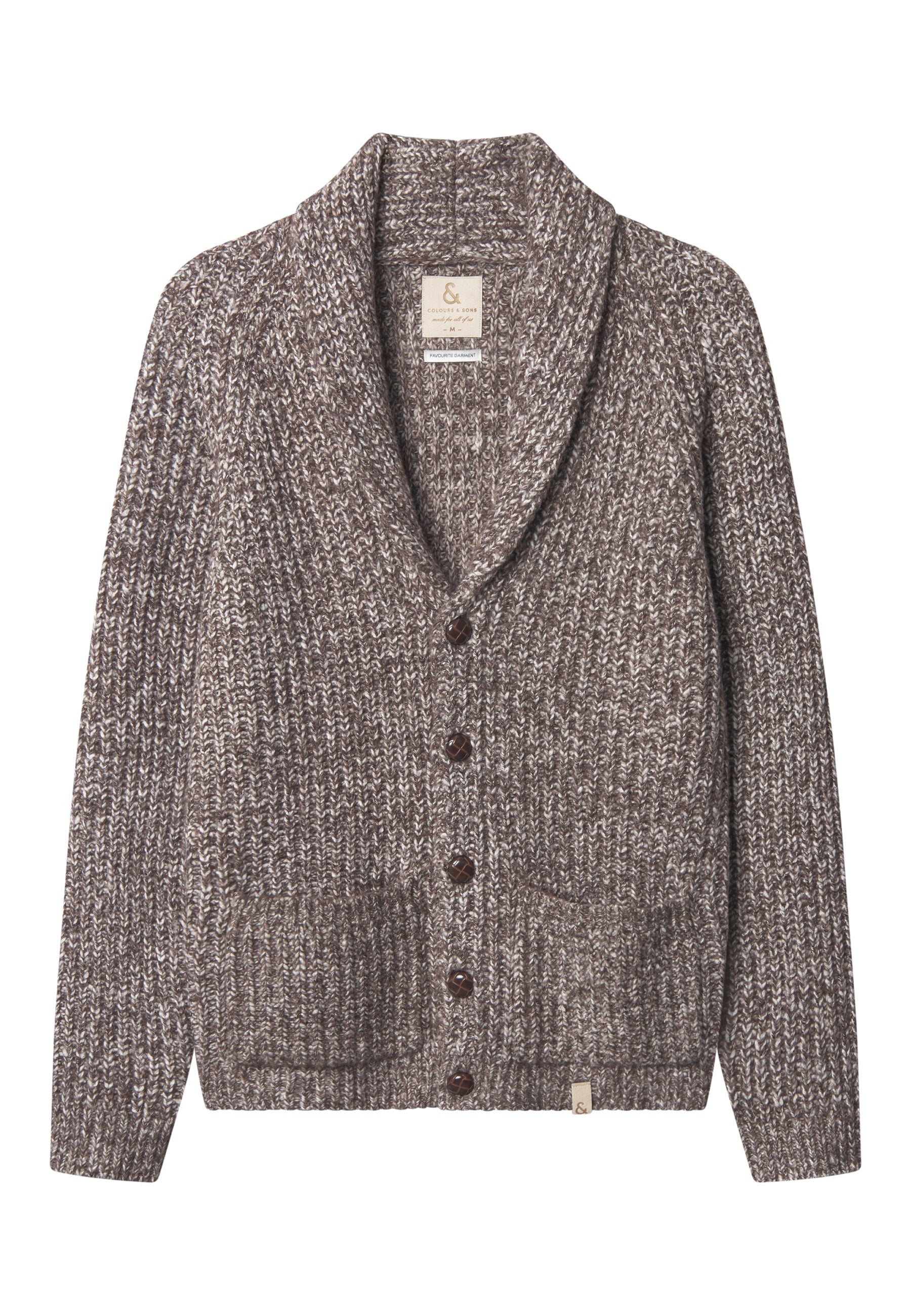 Cardigan Marl in Noce