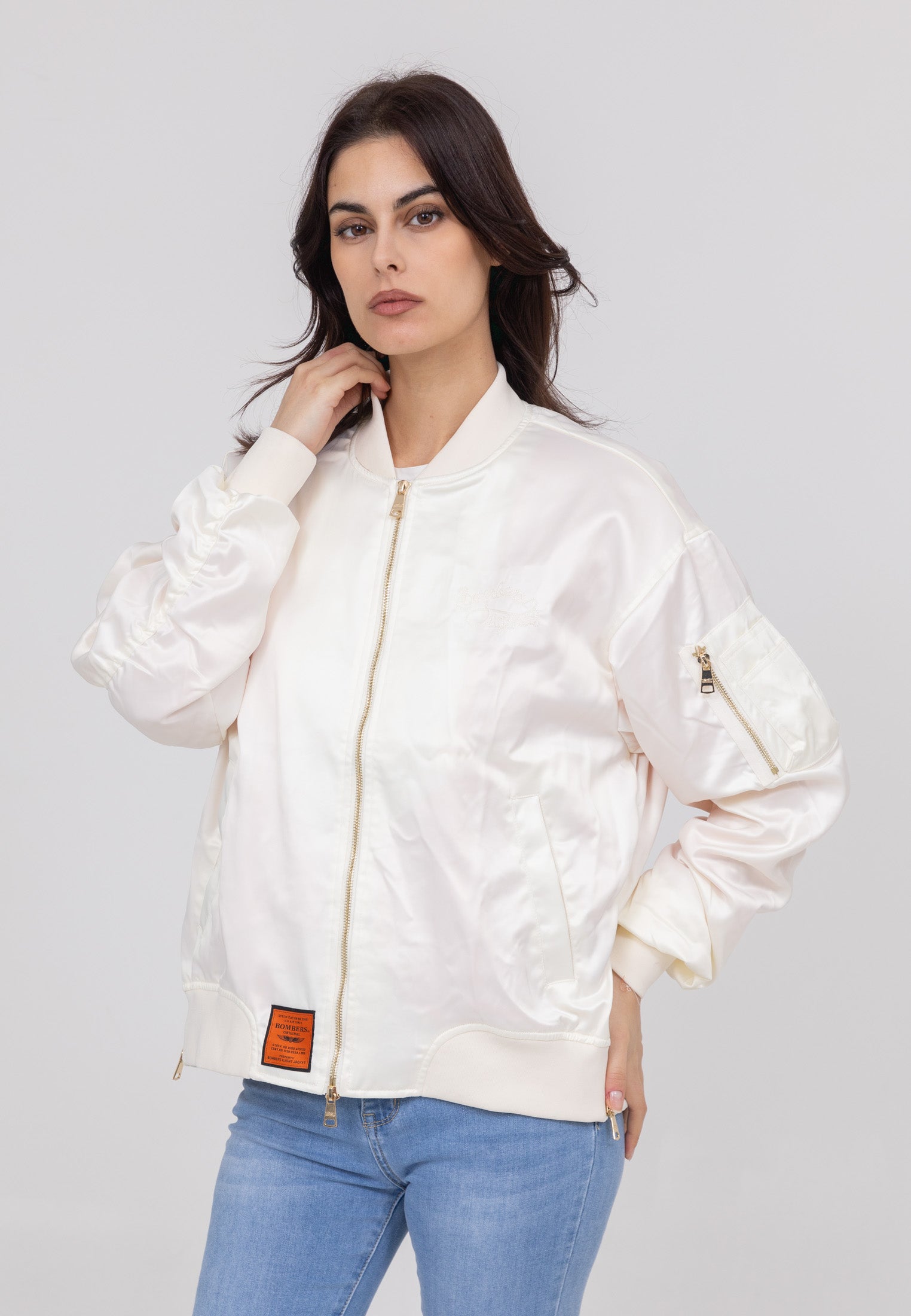 Ballerina W Bomber in Giacche Crema Bombers Original   