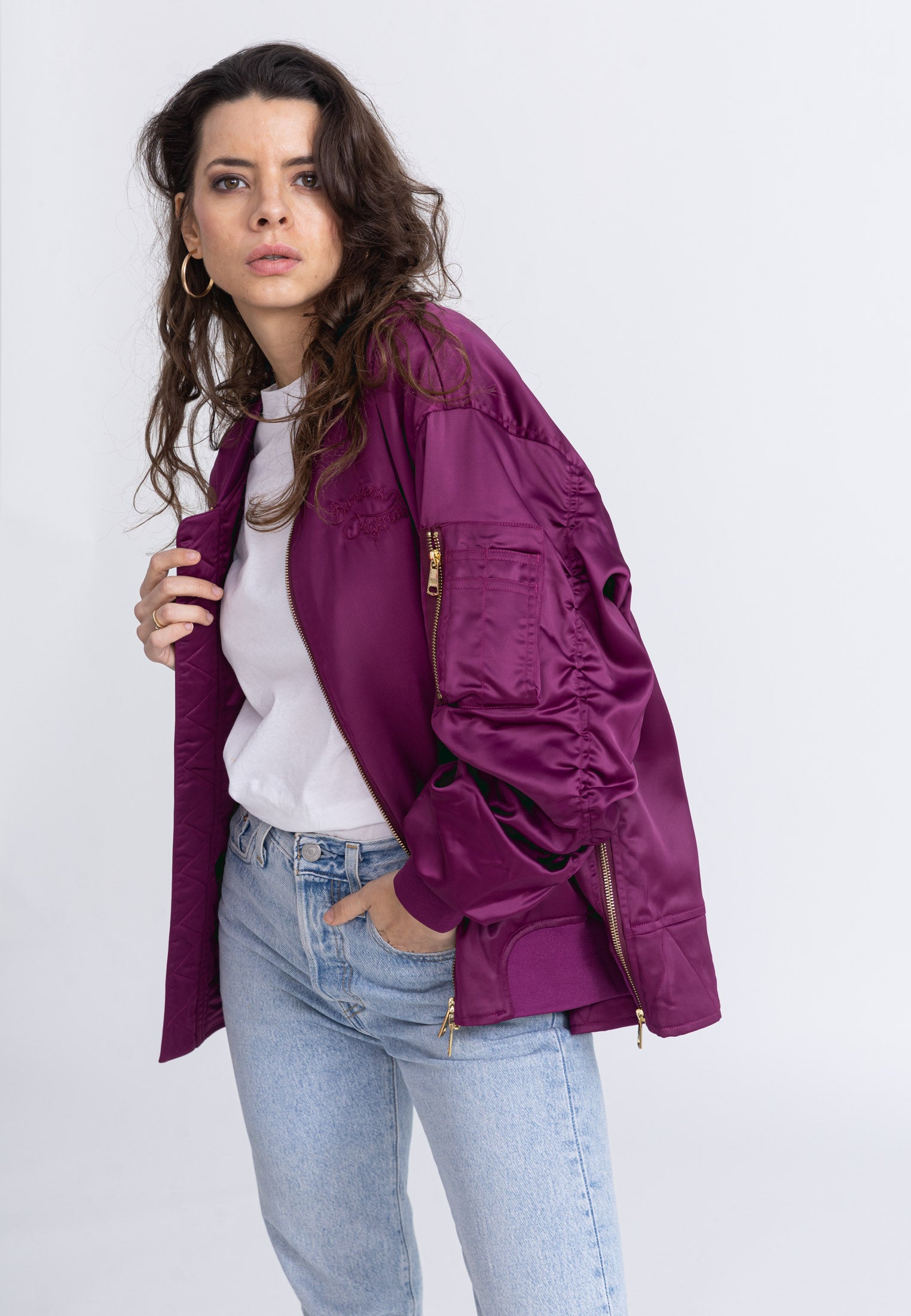 Giacca bomber Ballerina W in Purple Jackets Bombers Original   