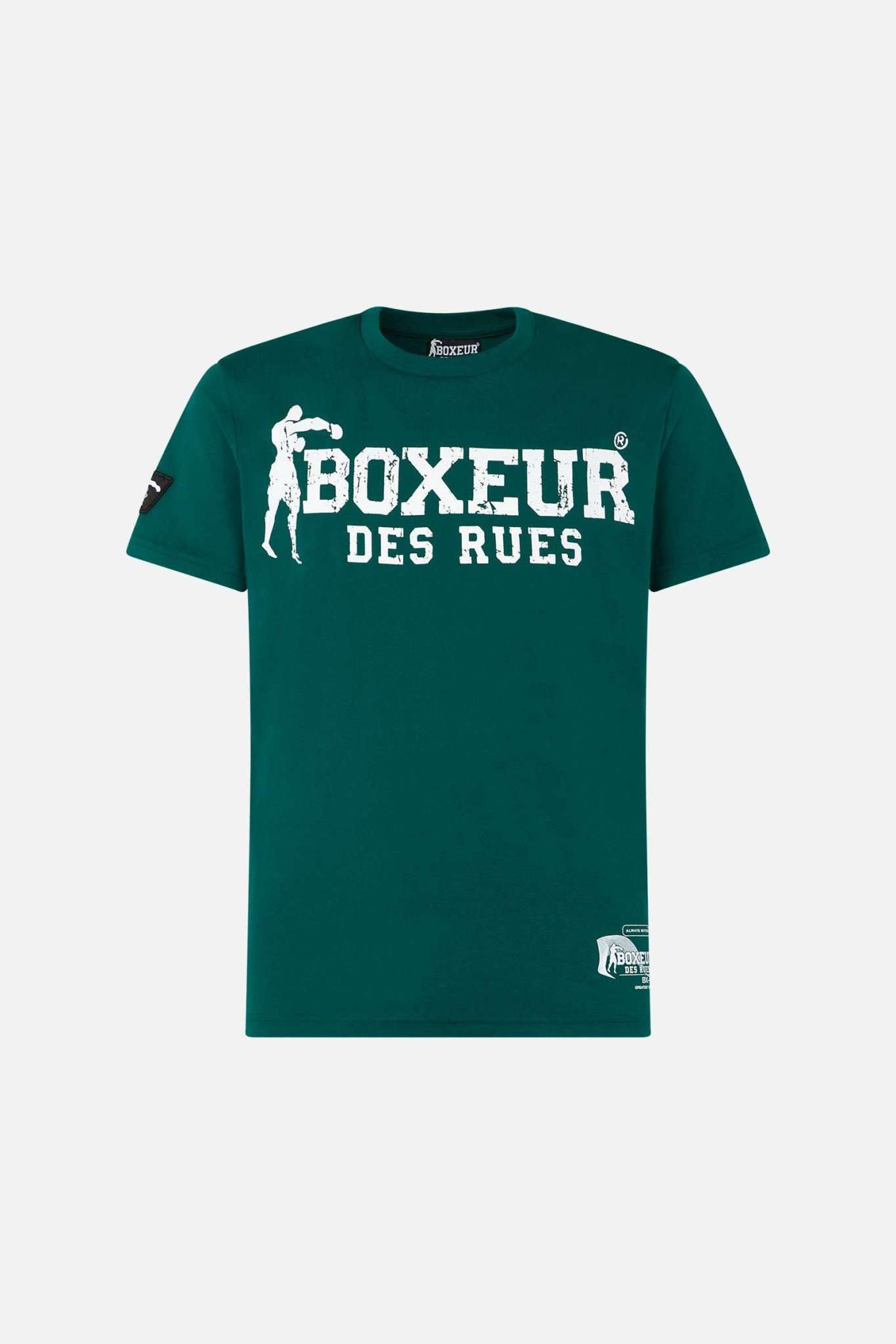 T-Shirt Boxeur Street 2 in verde scuro Boxeur des Rues   