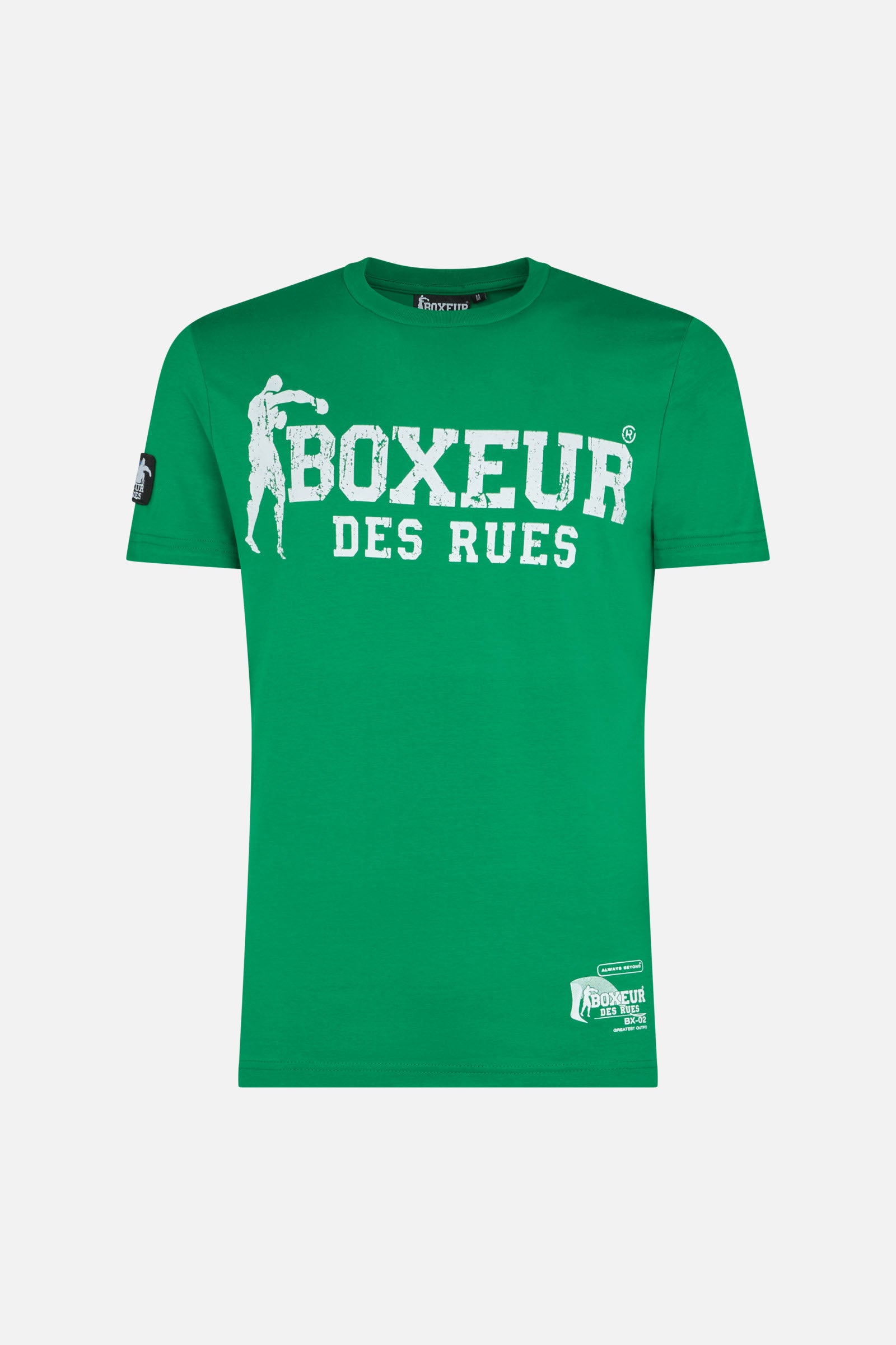 T-shirt Boxeur Street 2 in verde T-shirt Boxeur des Rues   