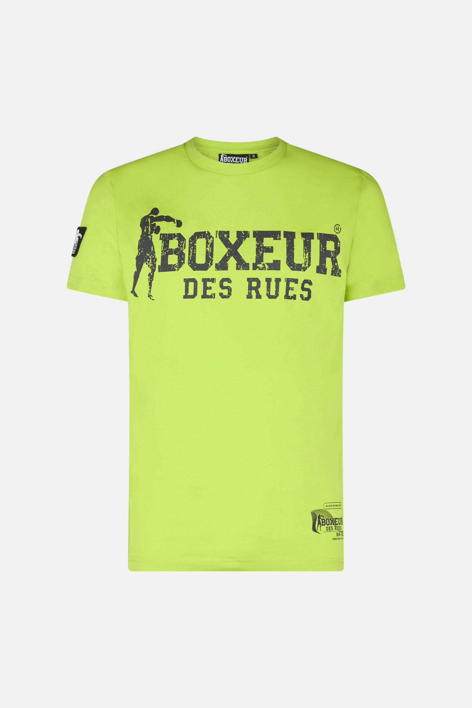 T-shirt Boxeur Street 2 in Lime T-shirts Boxeur des Rues   