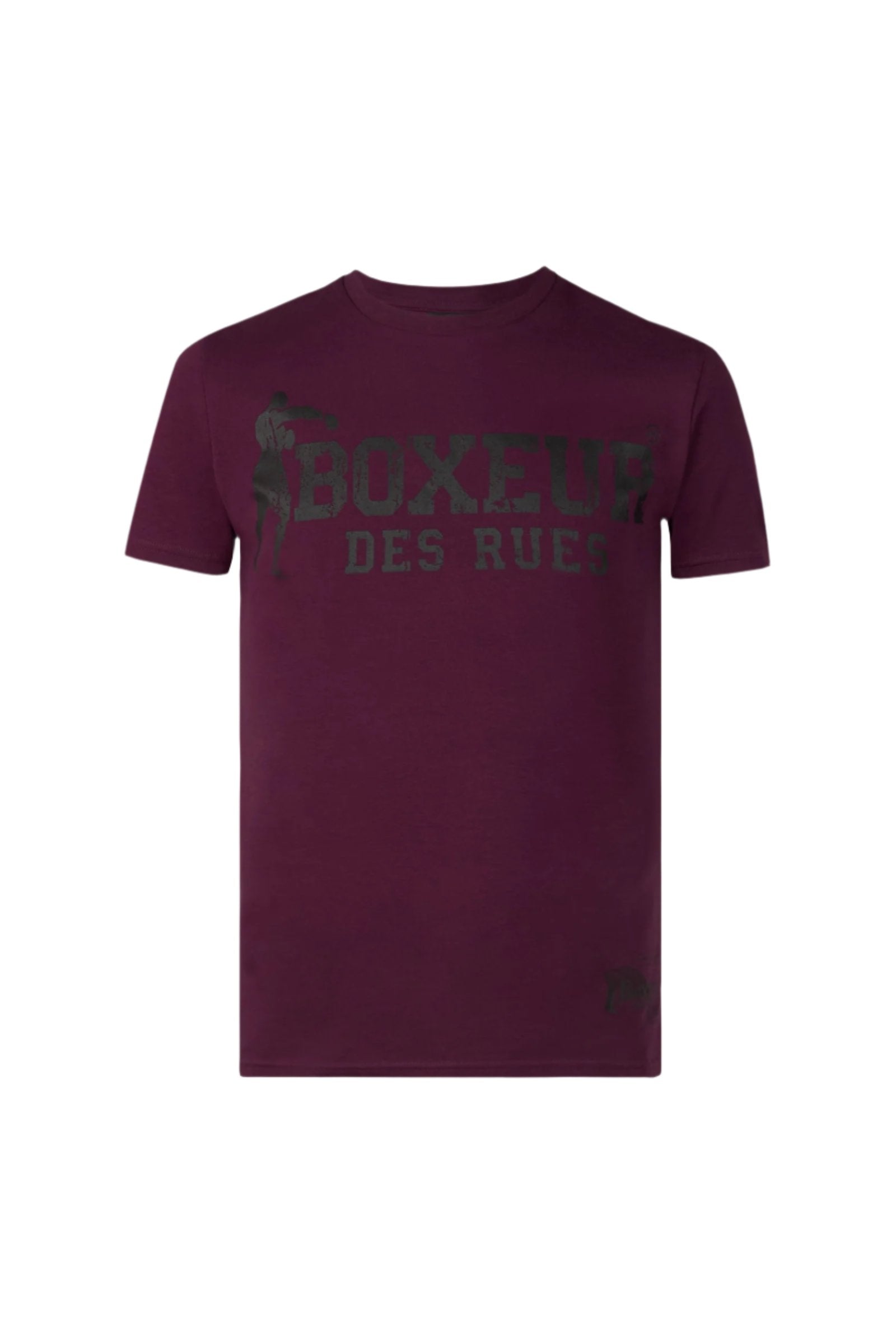 T-shirt Boxeur Street 2 in Wine T-shirt Boxeur des Rues   