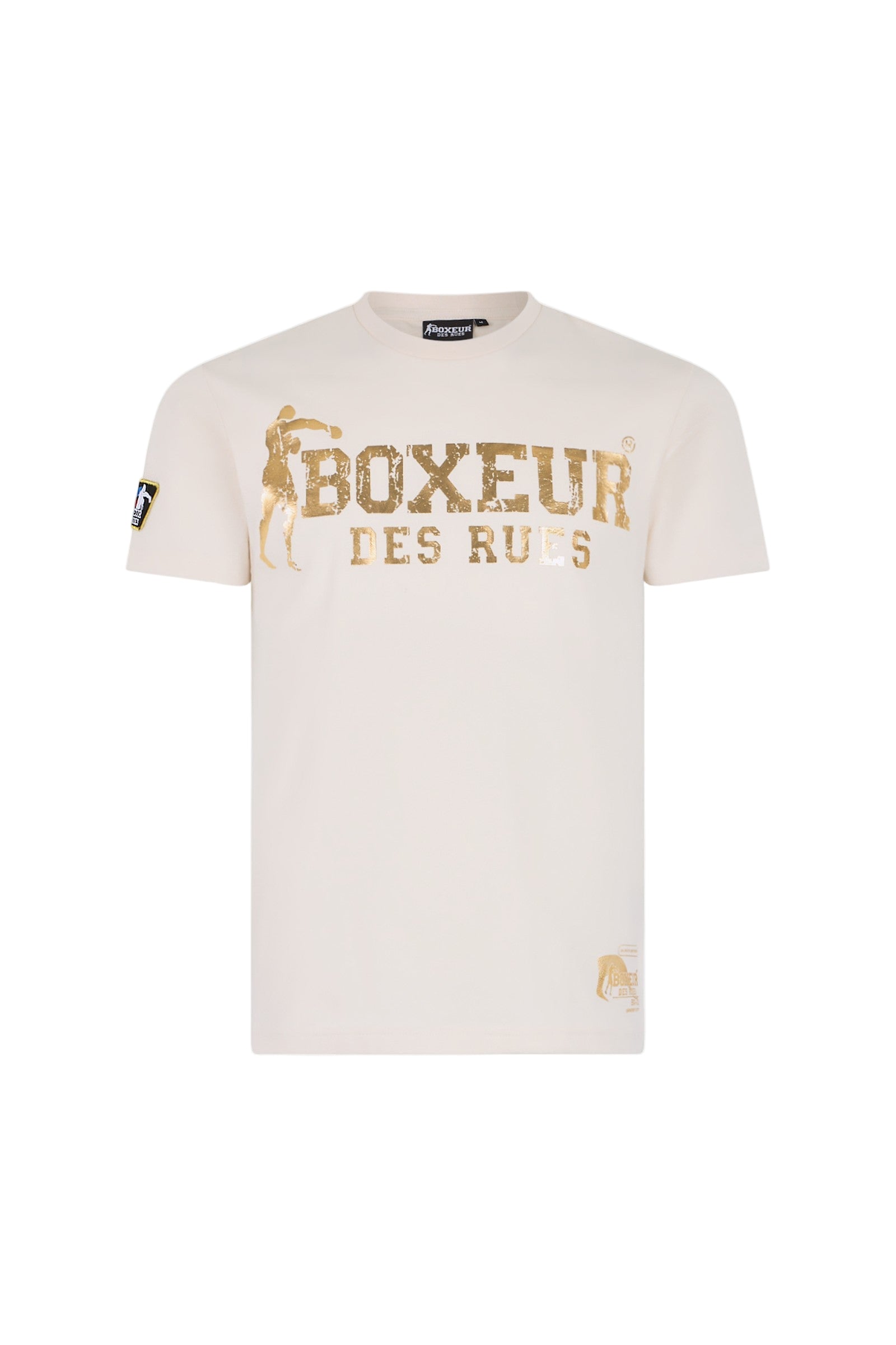 T-shirt Boxeur Street 2 in Butter T-shirt Boxeur des Rues