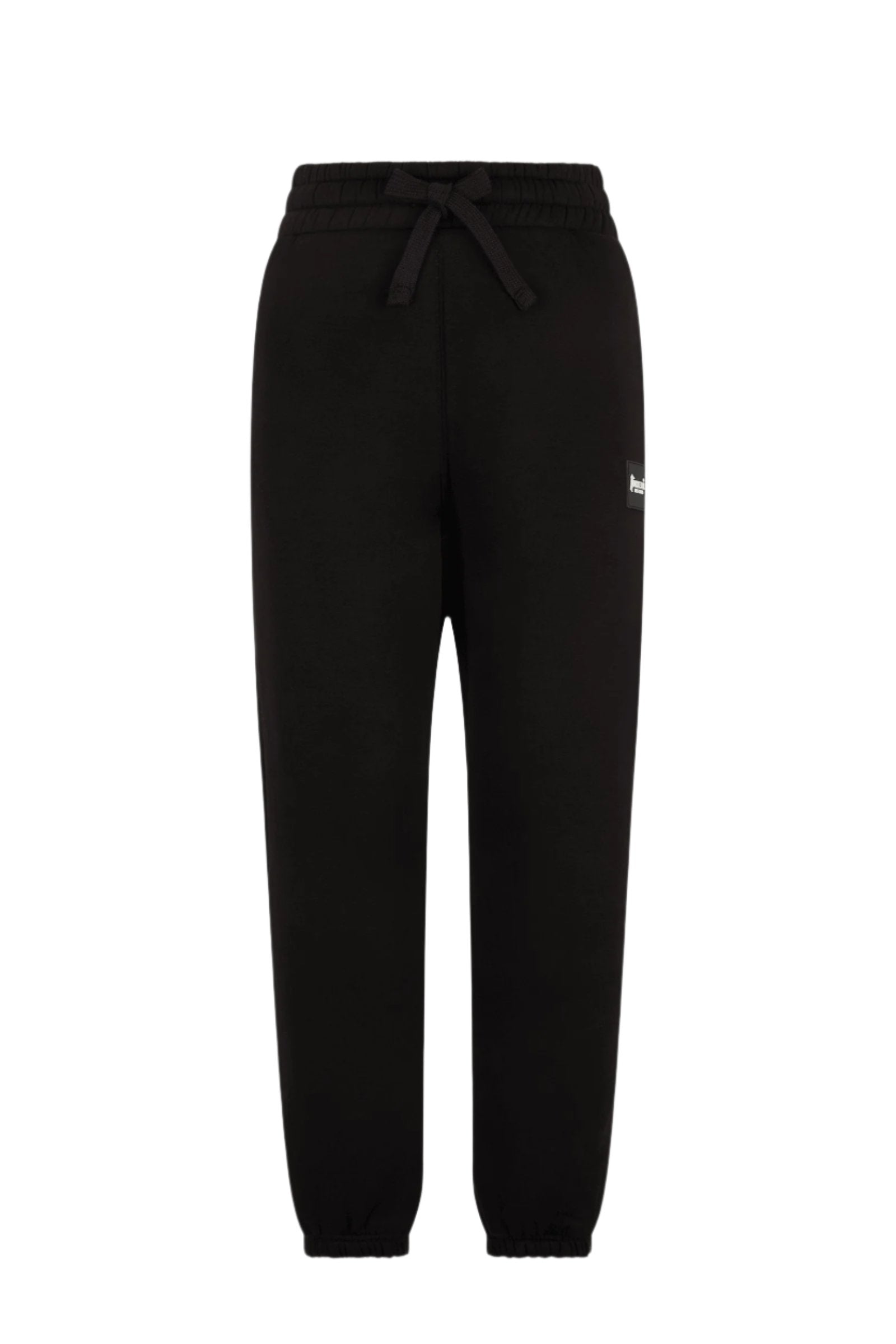 Pantalone basic con strass in nero-oro Boxeur des Rues   