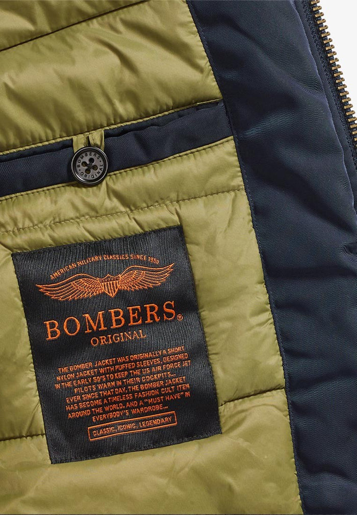 Giubbotto bomber Cornell M in Giacche Navy Bombers Original   