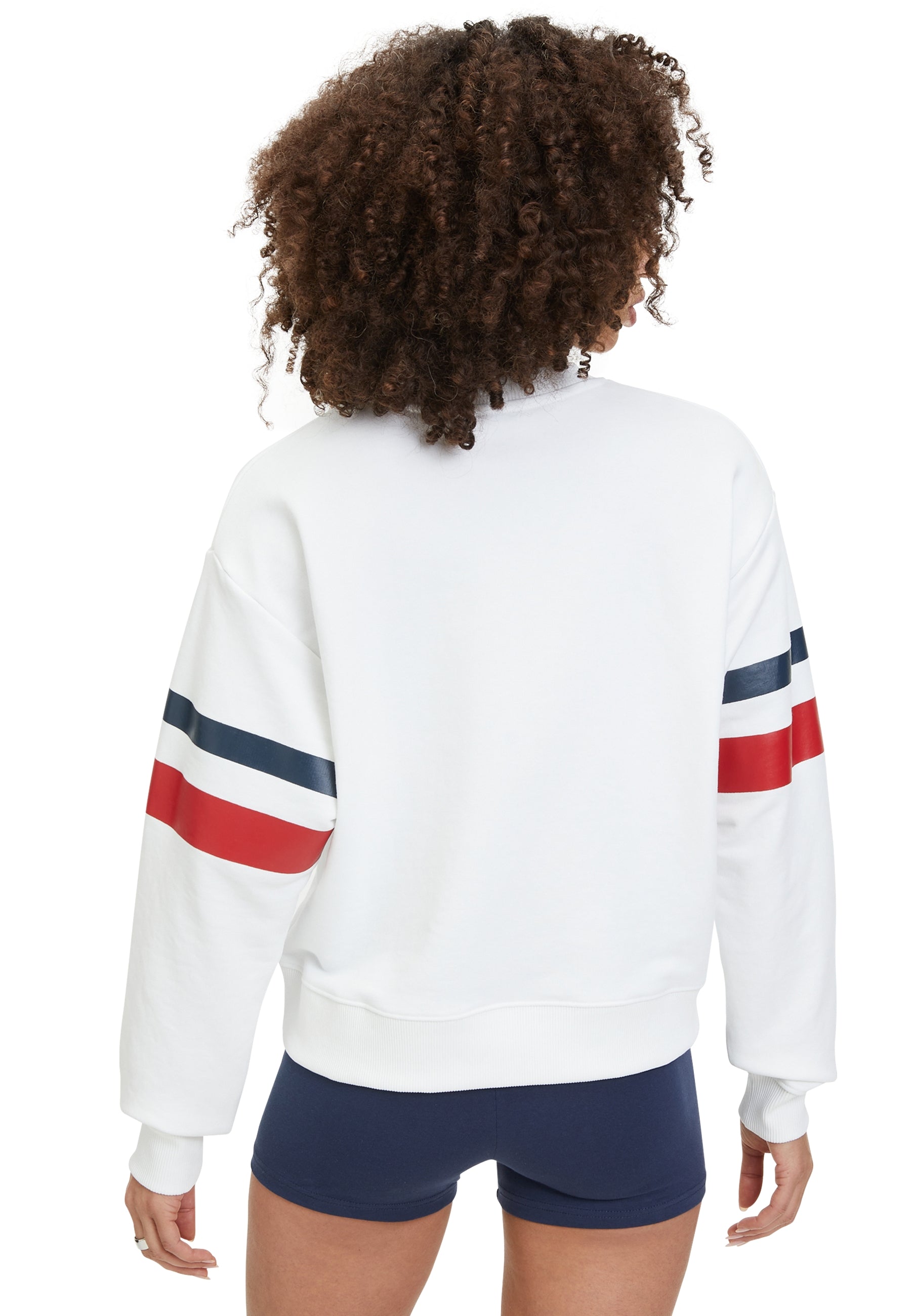 Felpa Latur Graphic Crew Sweat in bianco brillante Fila   