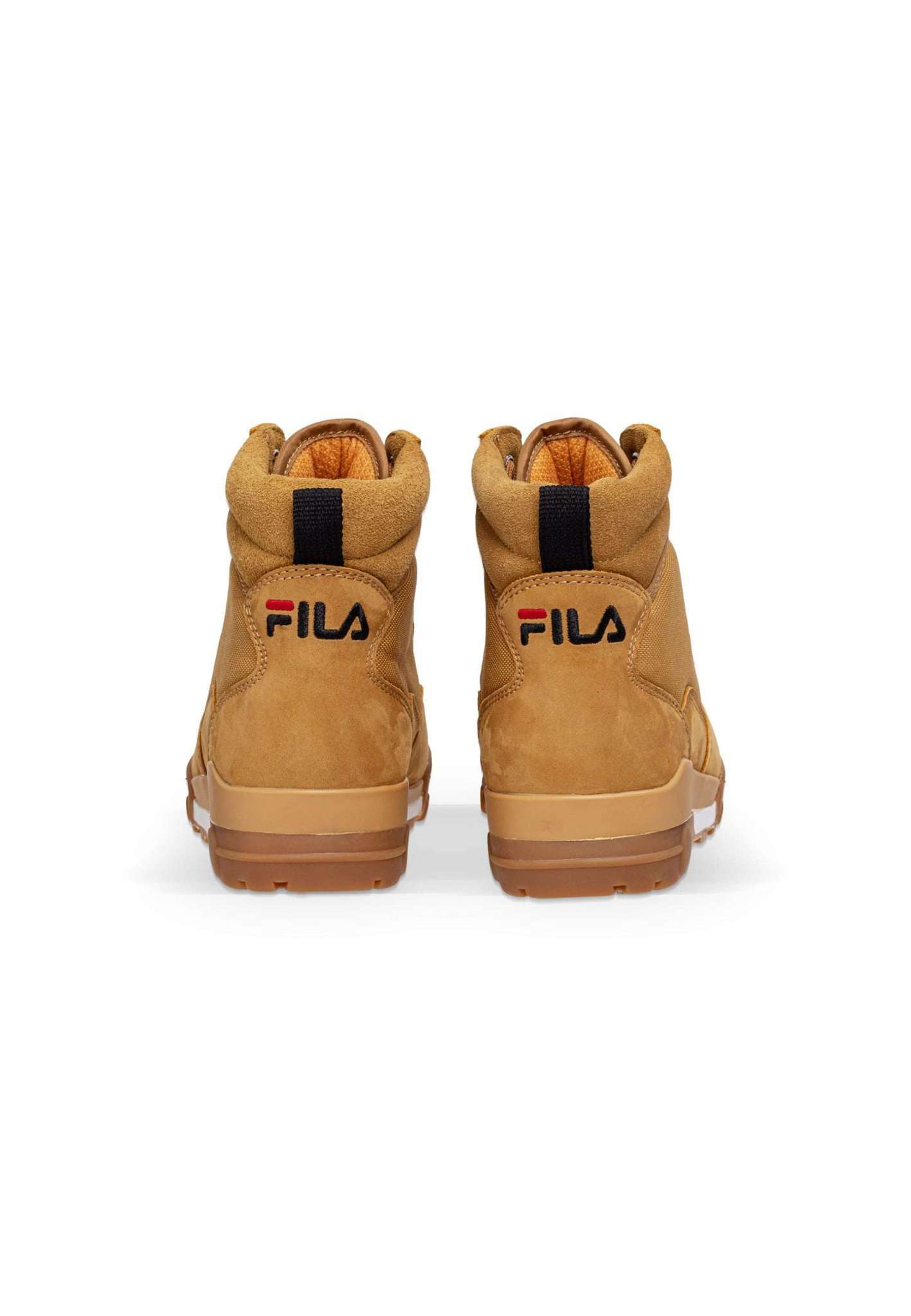 Grunge II Mid in stivaletti stringati chipmunk marshmallow Fila   