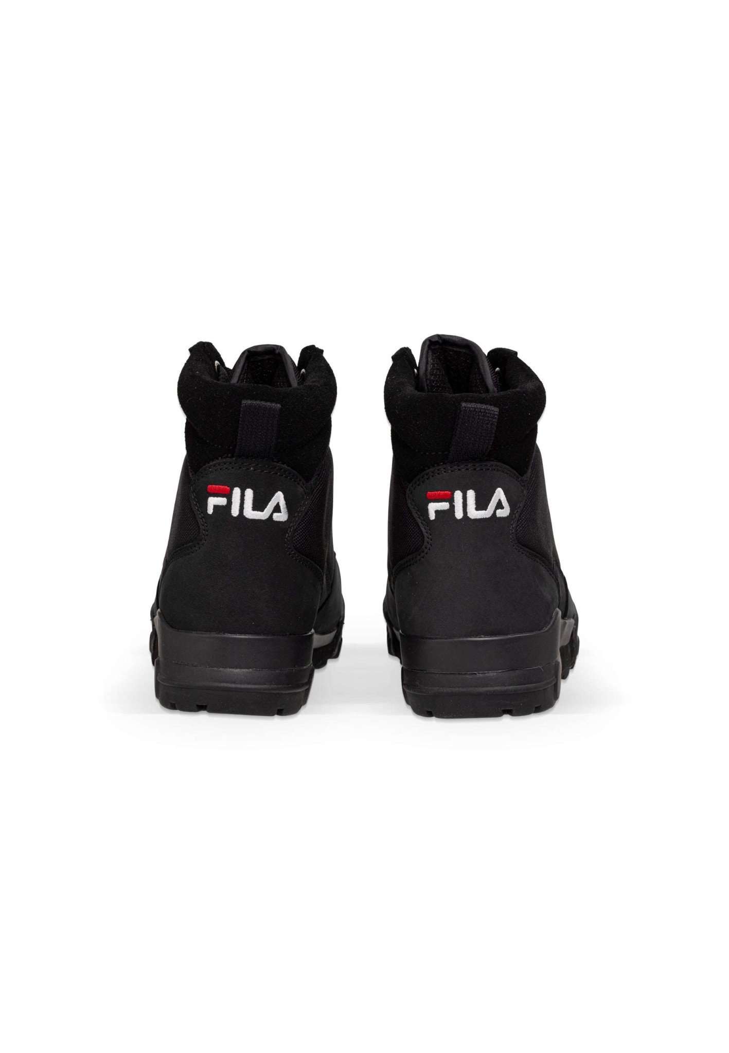 Grunge II Mid in Nero: stivaletti stringati Fila   