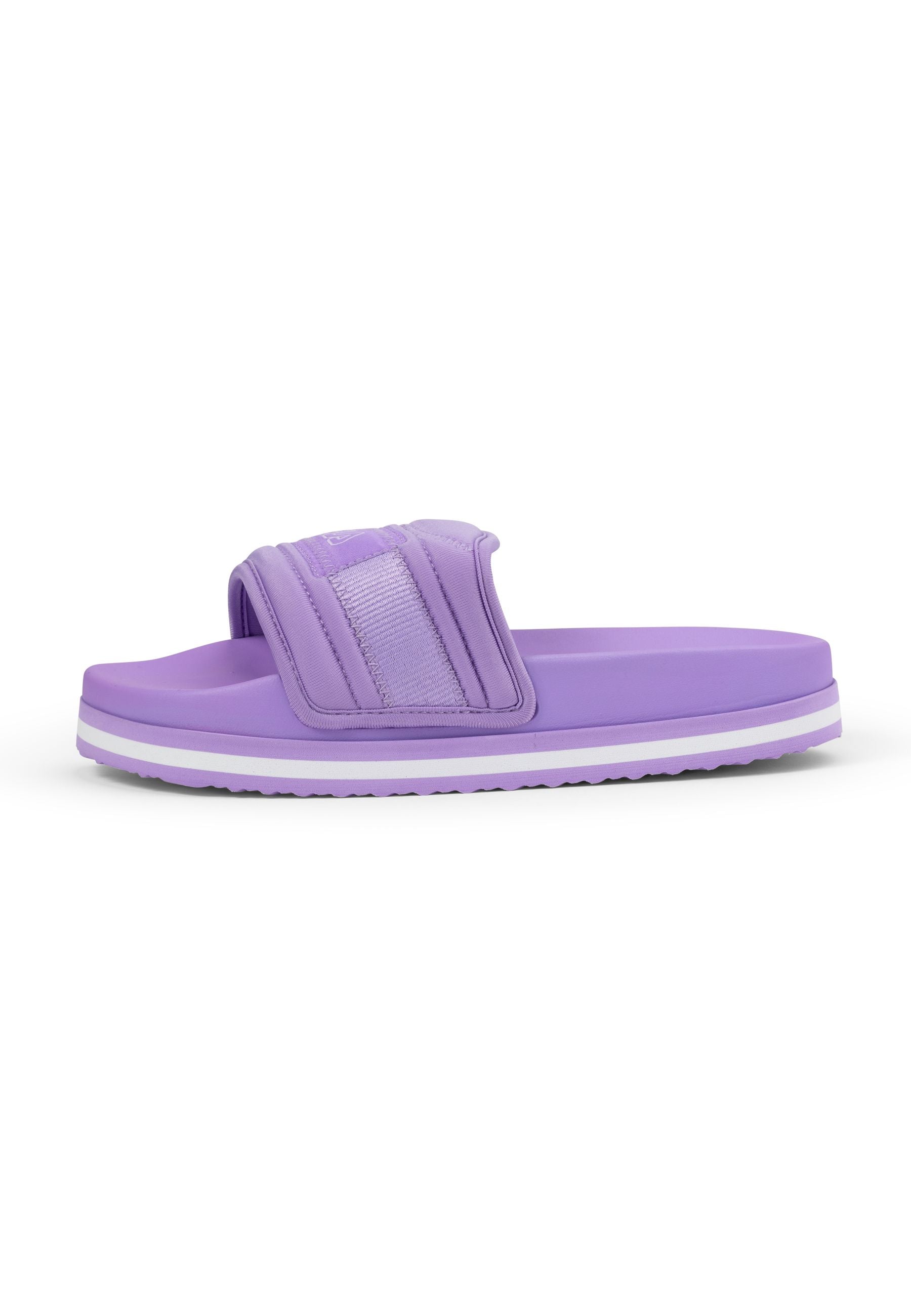 Morro Bay Zeppa Lounge Slipper Wmn in Viola Slippers Fila   