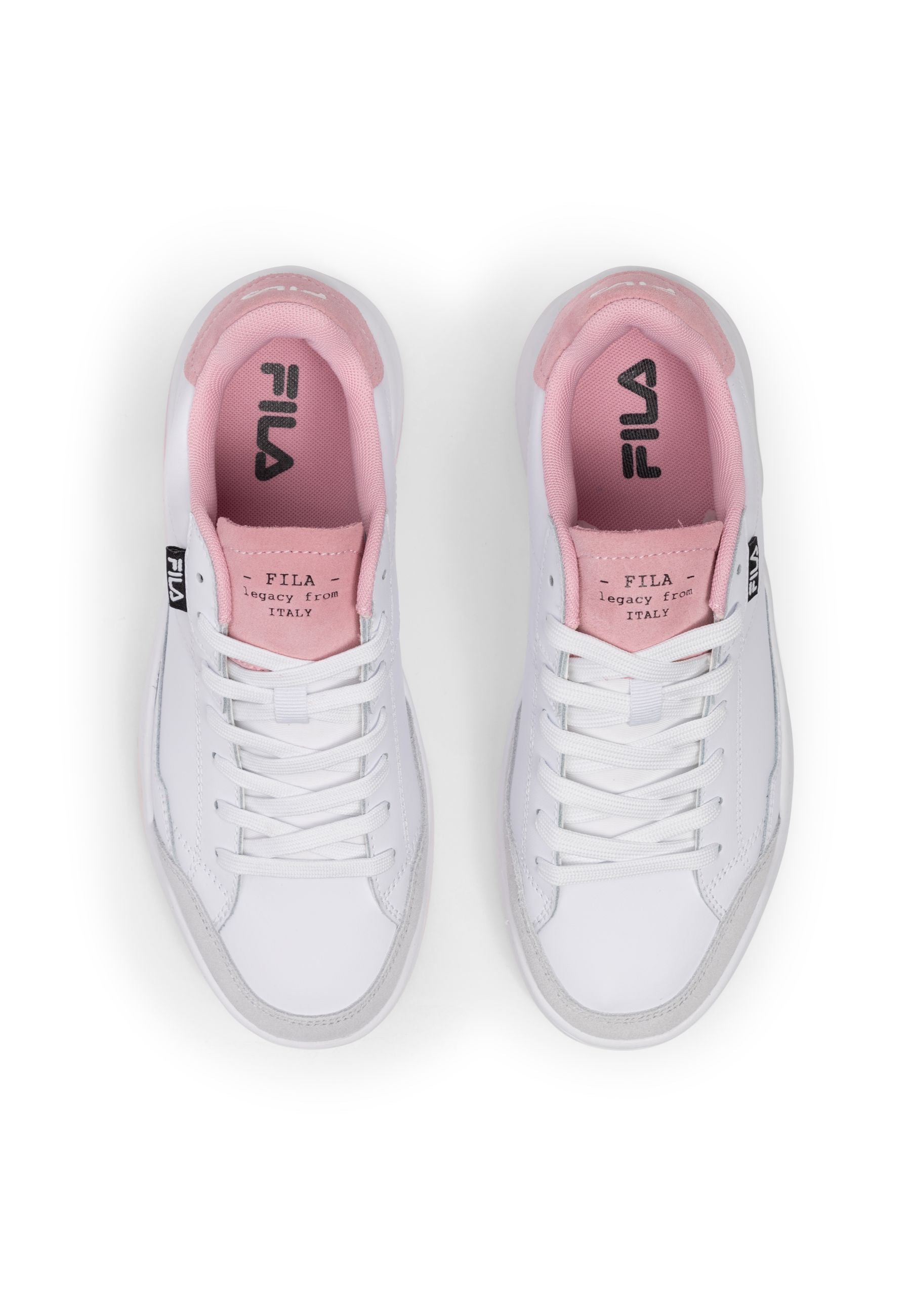 Fila Avenida Wmn in Bianco-Rosa Nectar Sneakers Fila   