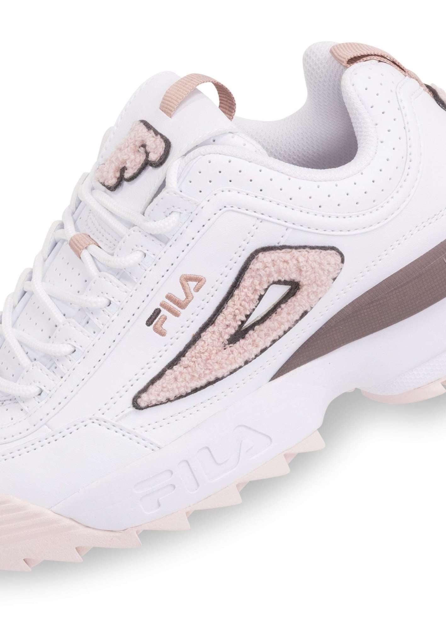 Scarpe da ginnastica Disruptor Patch Wmn in White-Pale Mauve Fila   